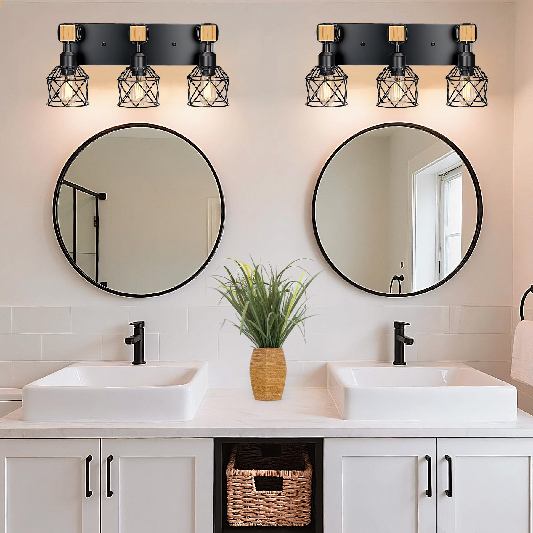 Weiyanfnr Bathroom Light Fixtures Vanity Lights For Bathroom Small Lamp Shades Vanity Lighting Fixtures Black Light Fixture Over Mirror