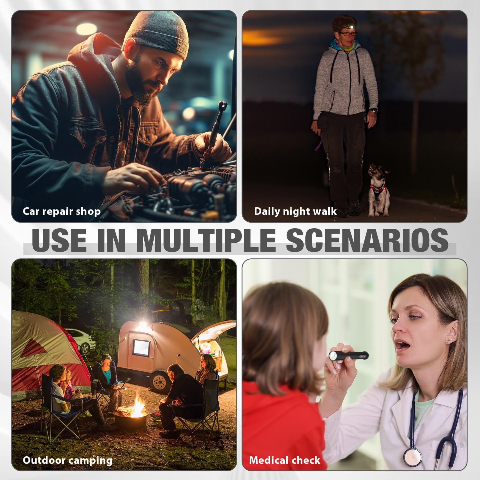 Rossesay 36 Pack Mini Pen Flashlights Bulk LED Pen Lights Aluminum Pocket Flashlights with Clips Small Handheld Torches Gifts fo