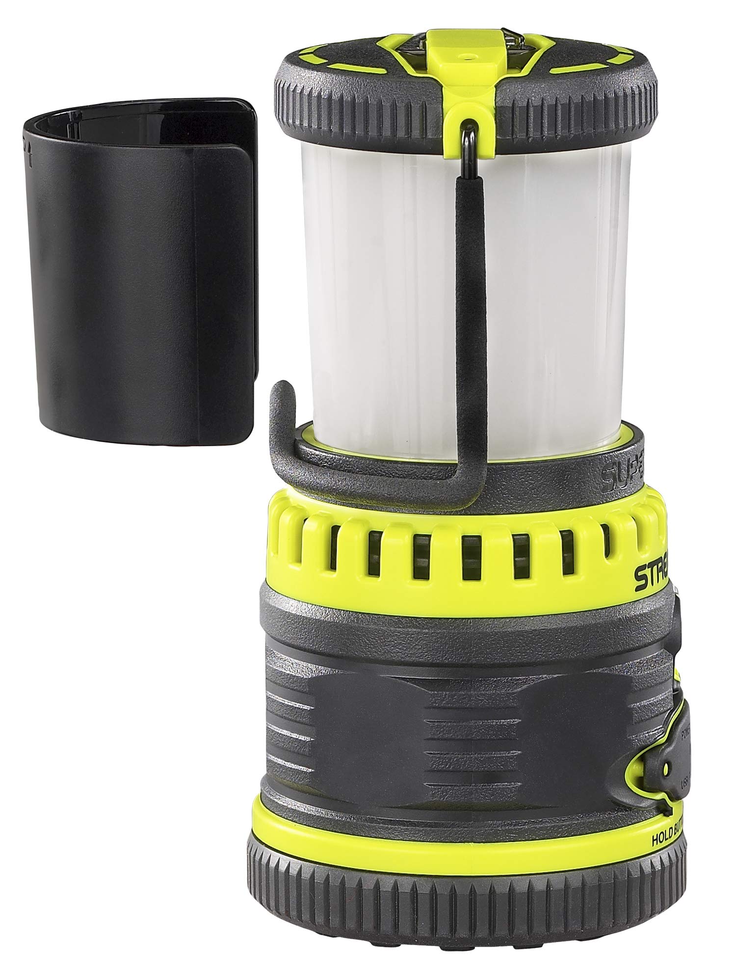 Streamlight 44945 Super Siege 1100-Lumen Rechargeable Outdoor Hand Lantern/Flashlight With 120-Volt Ac Charger And Portable Usb Charger, Yellow