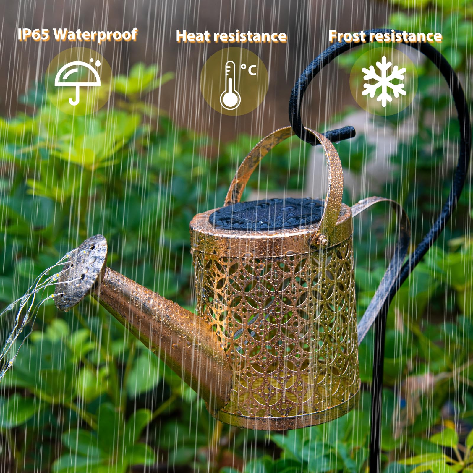 Srnpmiu Solar Watering Can Light - Solar Yard Decorations Outdoor,Garden Decor Lights For Yard,Ip65 Waterproof Hanging Lantern L