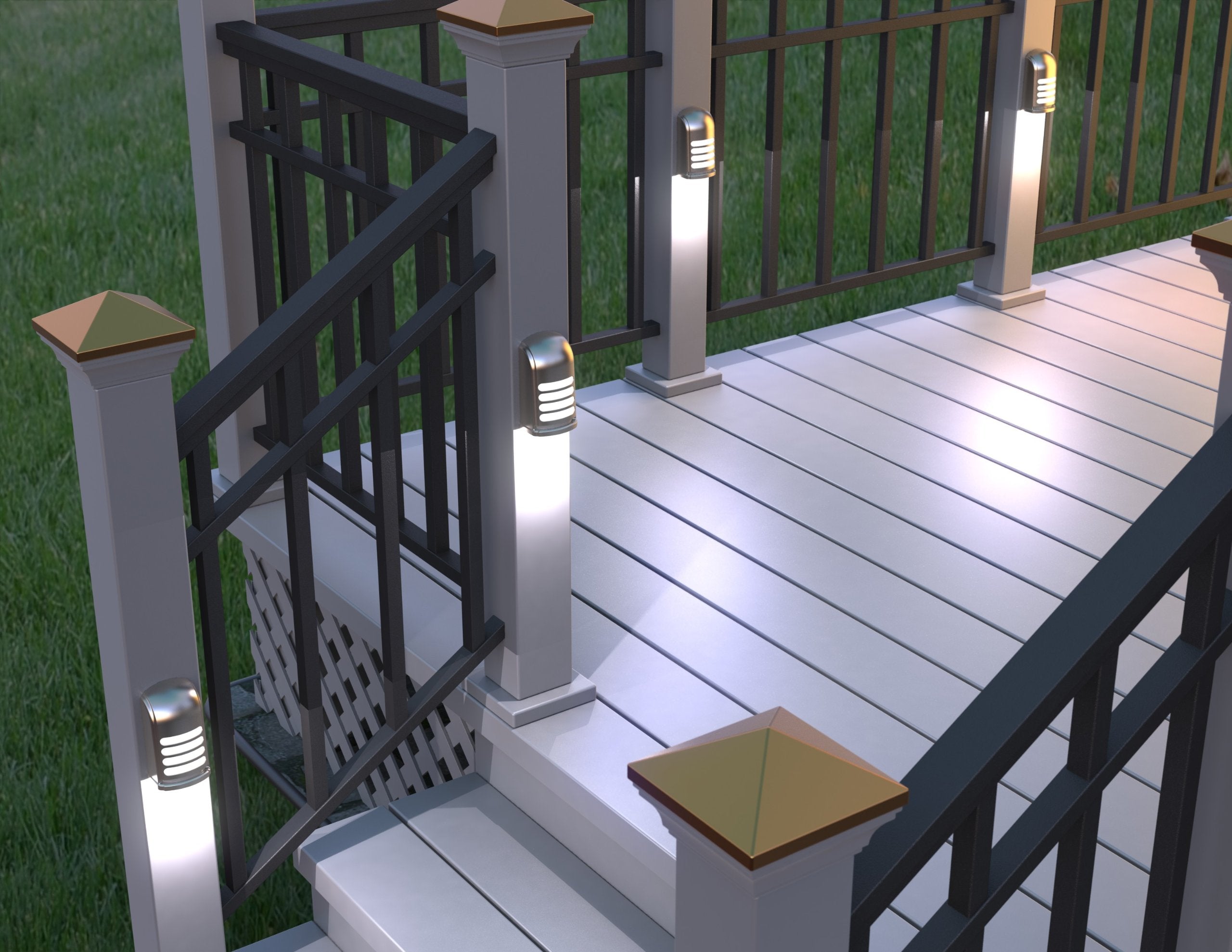 Xodus Innovations Bl706 Battery Operated Motion Activated Led Deck And Stair Light, Outdoor Or Indoor Use, Weather Resistant, Pa