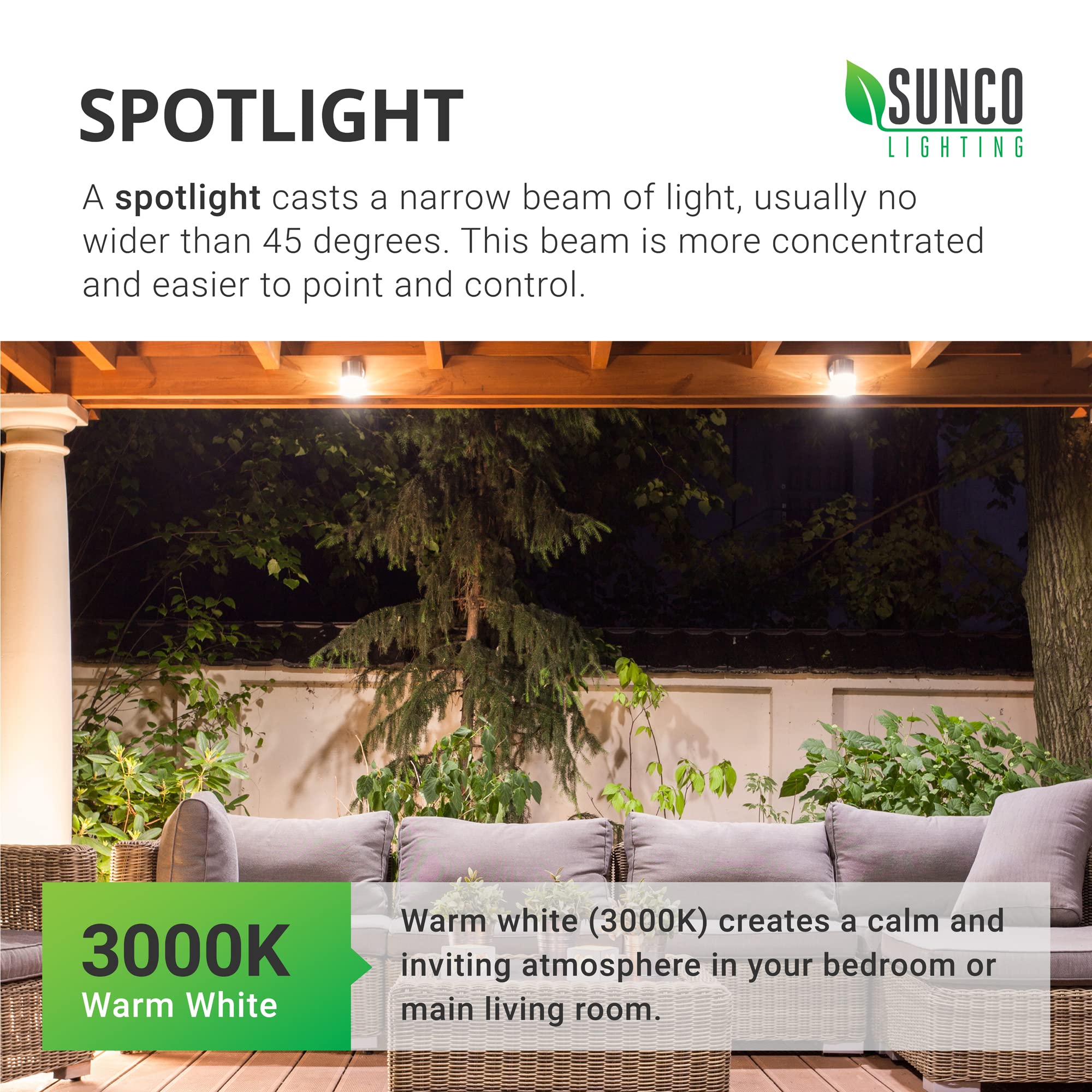 Sunco Lighting Dusk To Dawn Light Bulbs Flood Light Outdoor Par30 Led, Photocell Sensor, 11W=75W, 3000K Warm White, 850 Lm, Ip65 Waterproof, Light Sensing Auto On/Off Security Porch Light, Ul 4 Pack