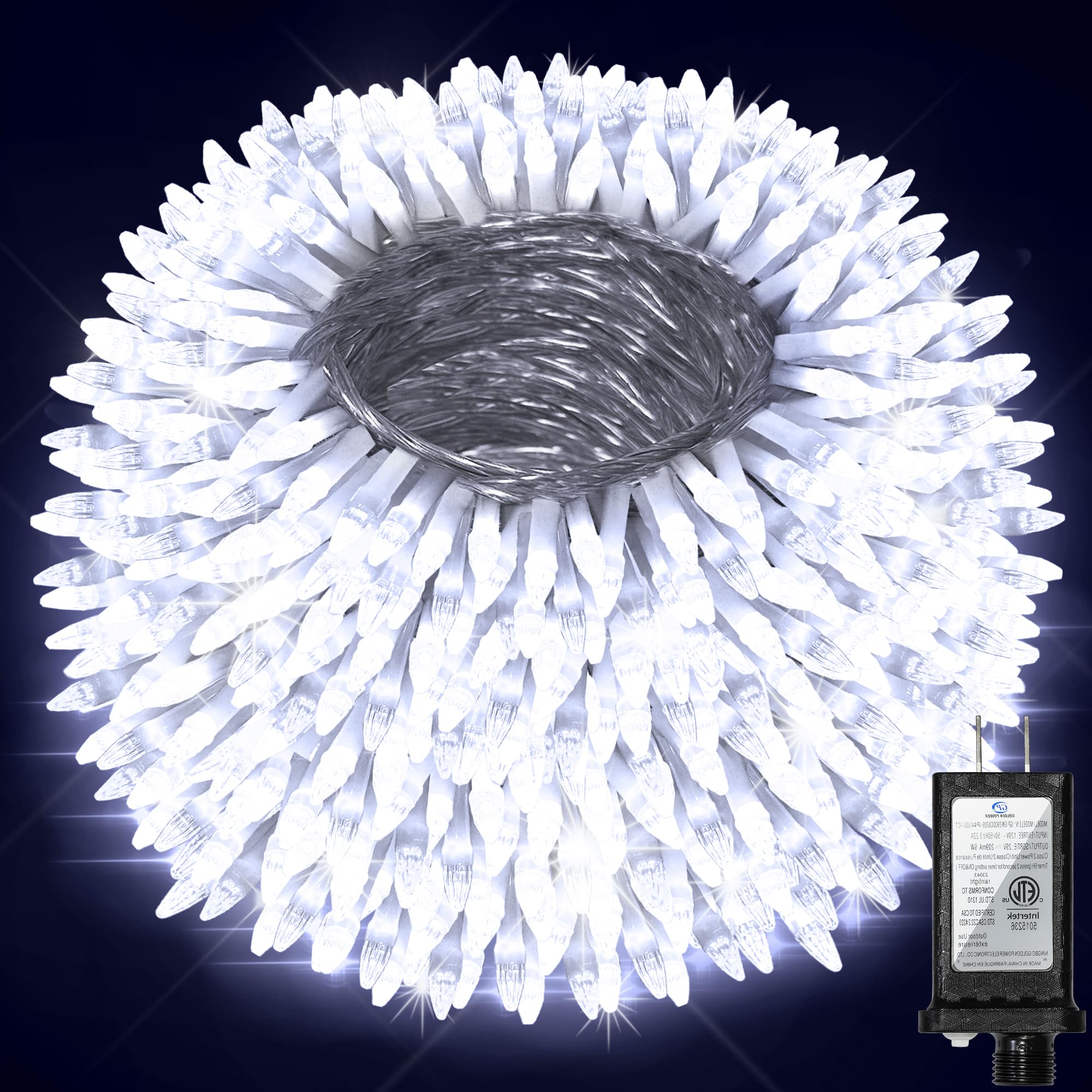 300 Led Christmas Tree Lights  Connectable Christmas Lights Indoor With Timer Memory & Dimmable & 12 Modes  75Ft Decoration Fairy String Lights For Outside Bedroom Home Patio Yard Tree  Cool White