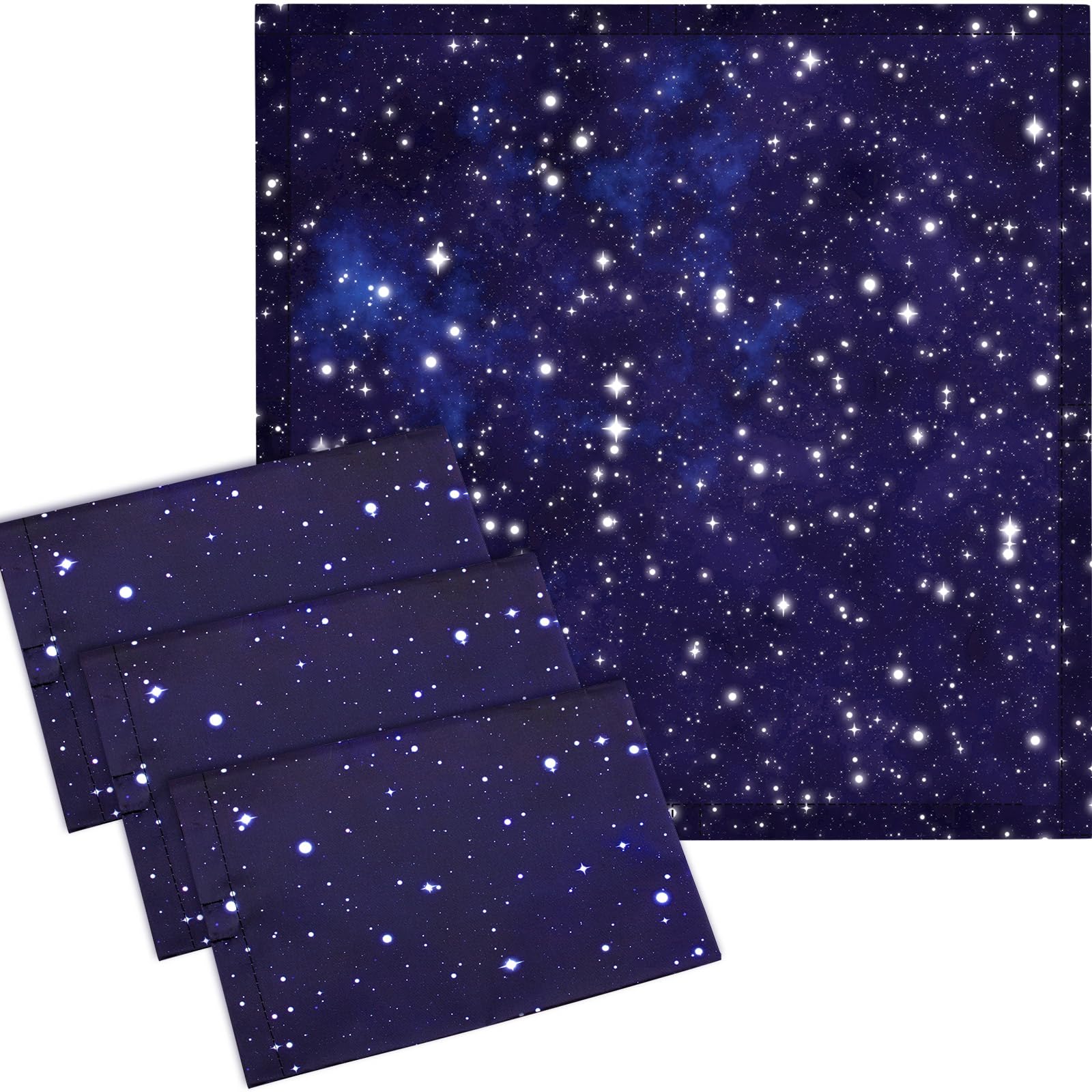 VIHOSE Fluorescent Light Covers 2x2 Feet Magnetic Filters for Reducing Glare, Starry, Model ANB-VIHOSE-0750