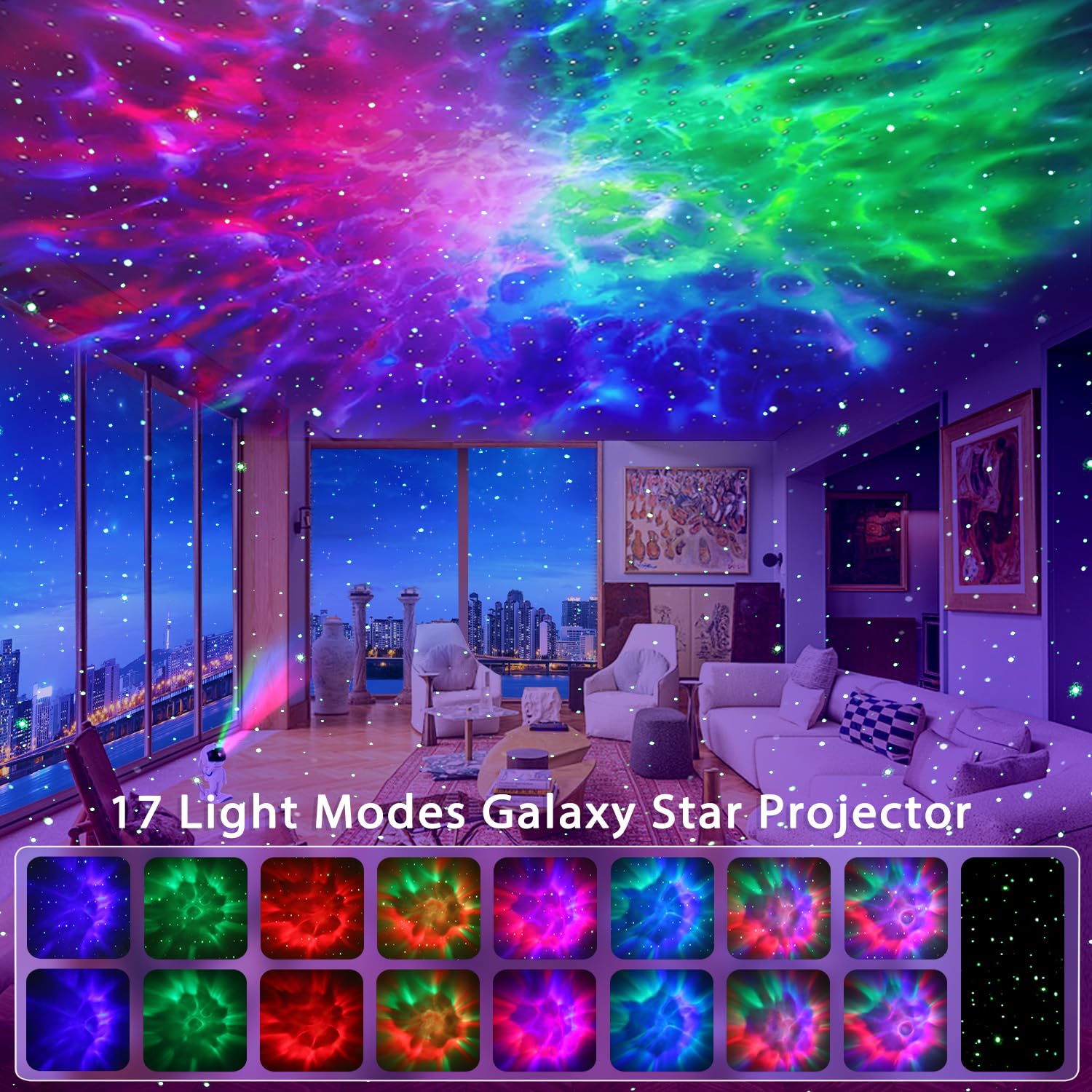Star Galaxy Projector, Galaxy Night Light Projector For Bedroom With Remote Control & Timer, For Bedroom, Living Room And Home T