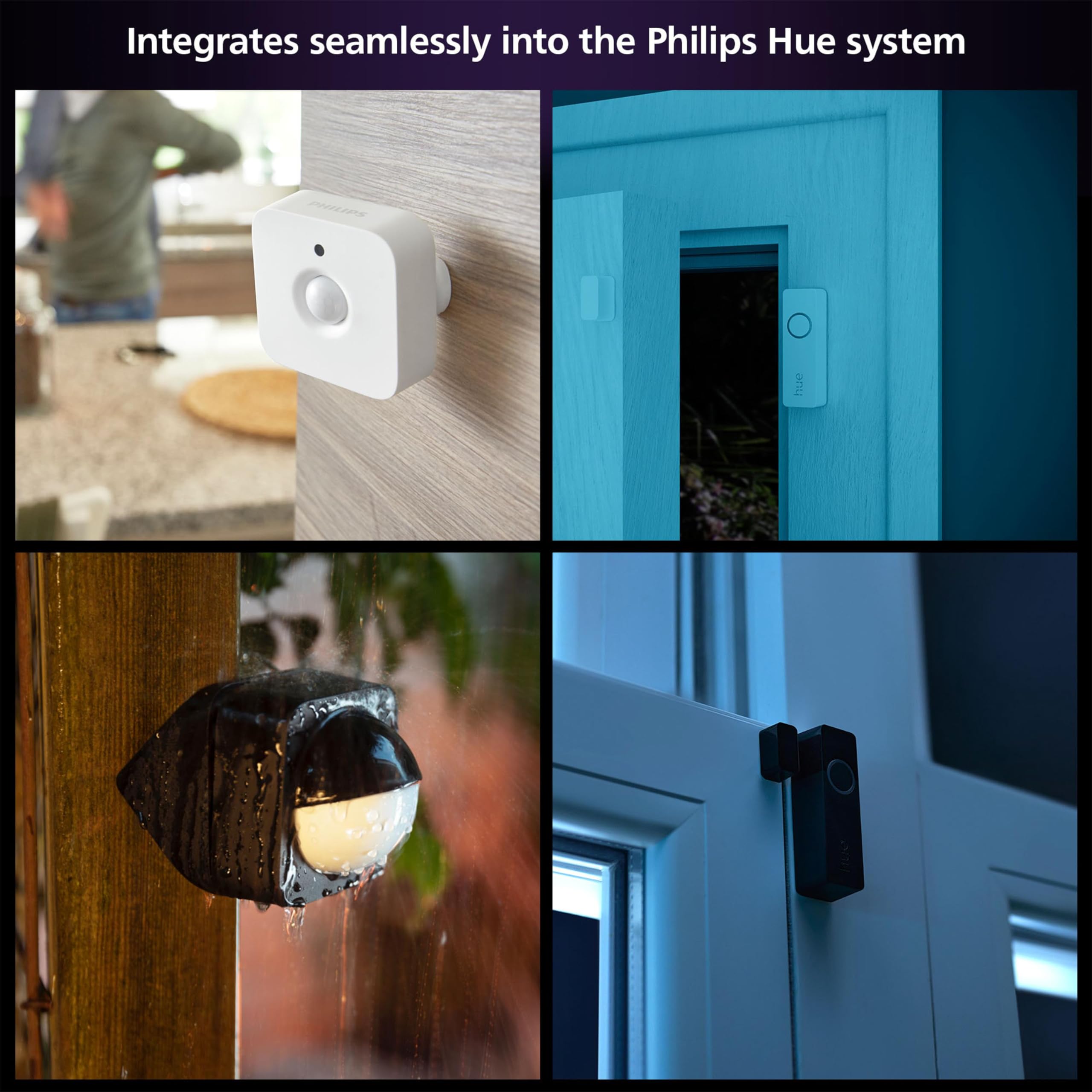 Philips Hue Welcome Outdoor White Smart Floodlight for Smart Home (Hue Hub Required), Smart Light Works with Alexa, Apple Homeki