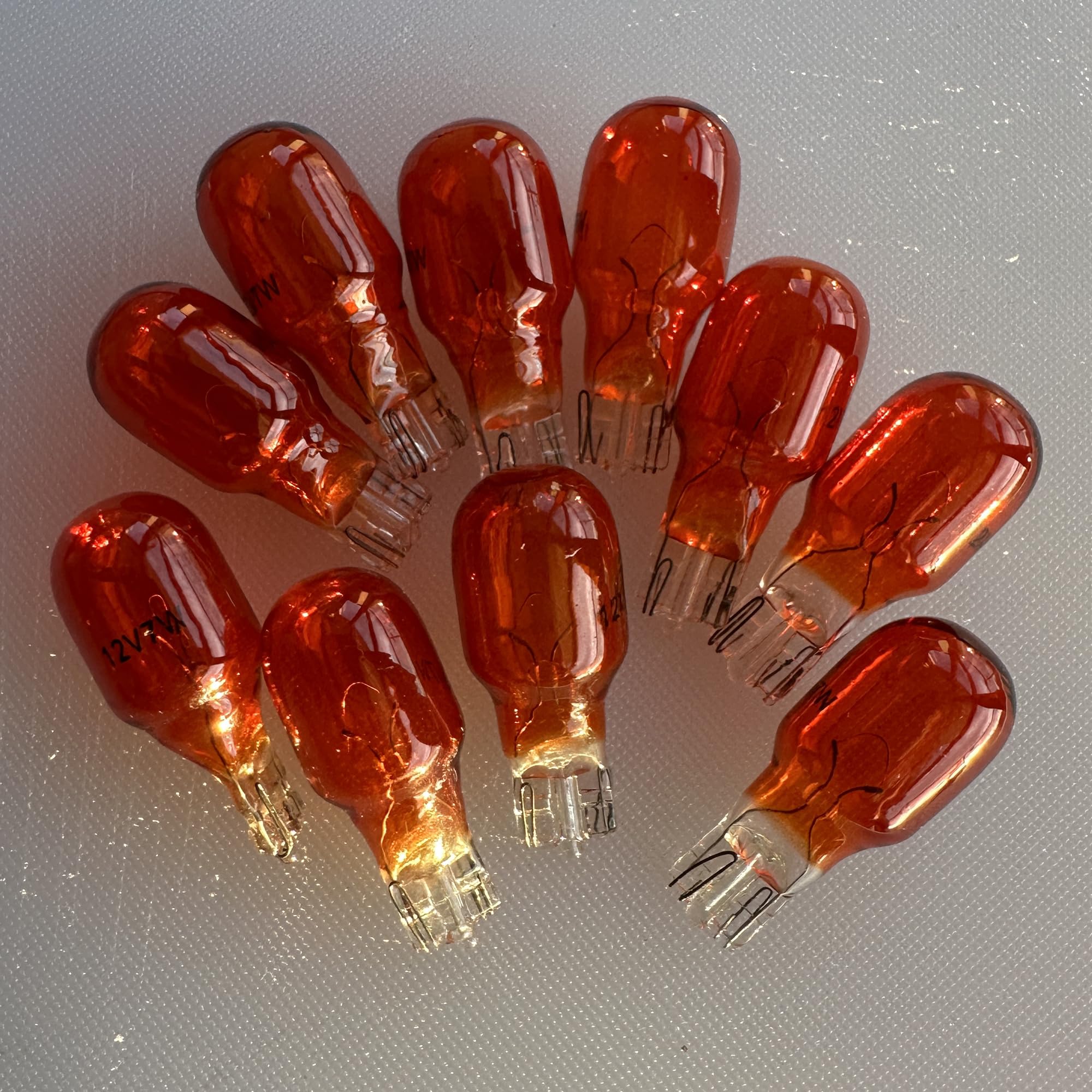 Diximus 12 Volt 11 Watt Amber Bulbs Low Voltage T5 Landscape Bulb - Landscape Light Bulbs - Low Voltage Landscape Light Bulbs -