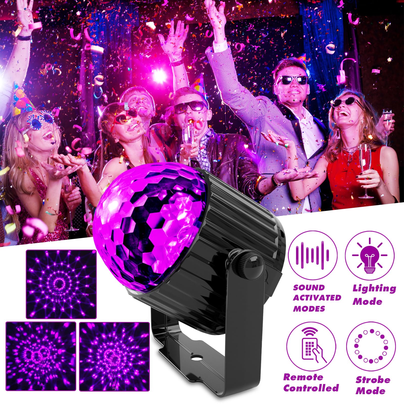 RAYXEMDAC 2PACK UV Black Light,Flood Light with Plug 6W LED,Neon Glow for Glow Party,Halloween, Fluorescent Poster,Body Paint, A