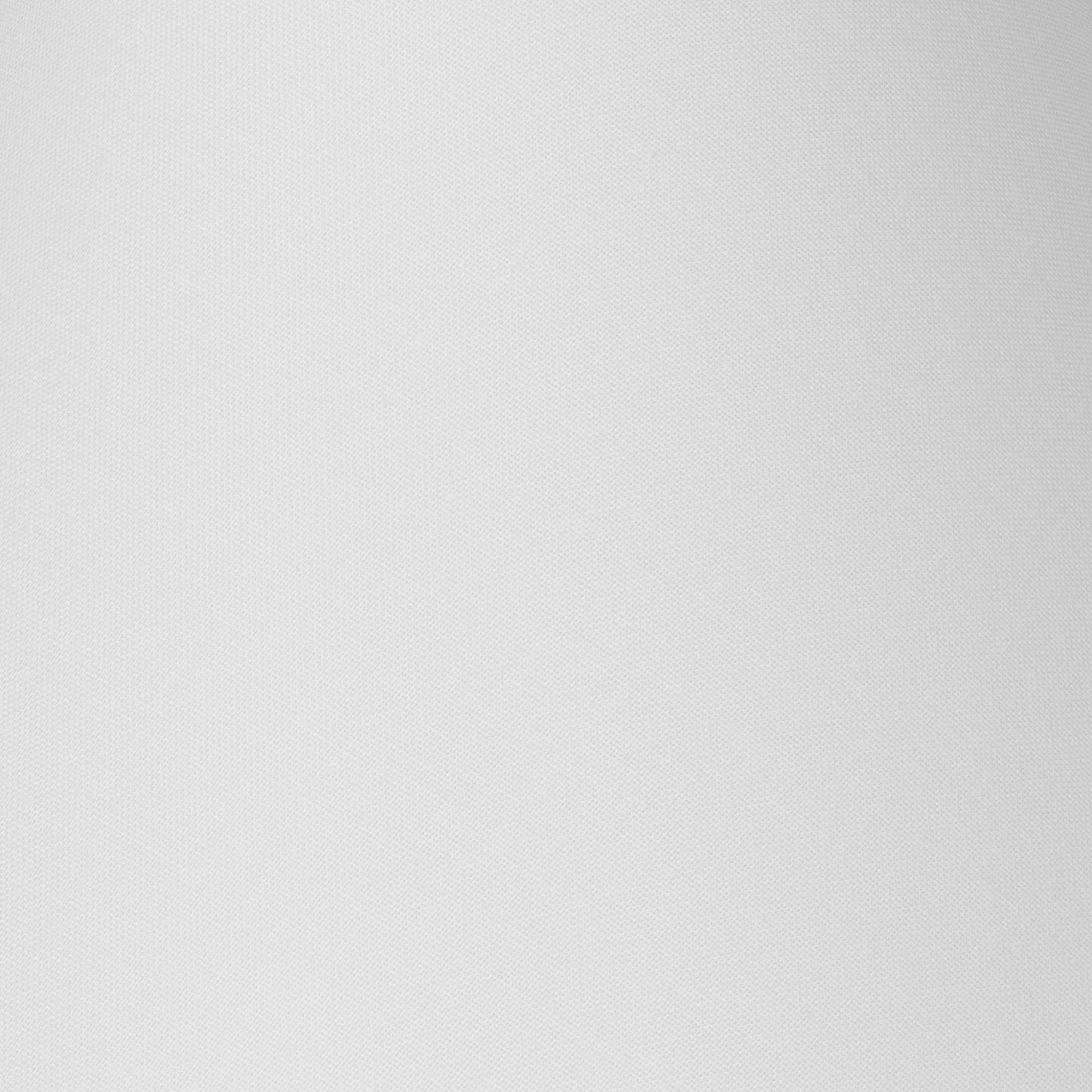 Bright Antique White Linen Medium Lamp Shade 6.5&quot; Top X 15&quot; Bottom X 10.75&quot; High X 11.75&quot; Slant (Spider) Replacement With Harp And Finial - Springcrest