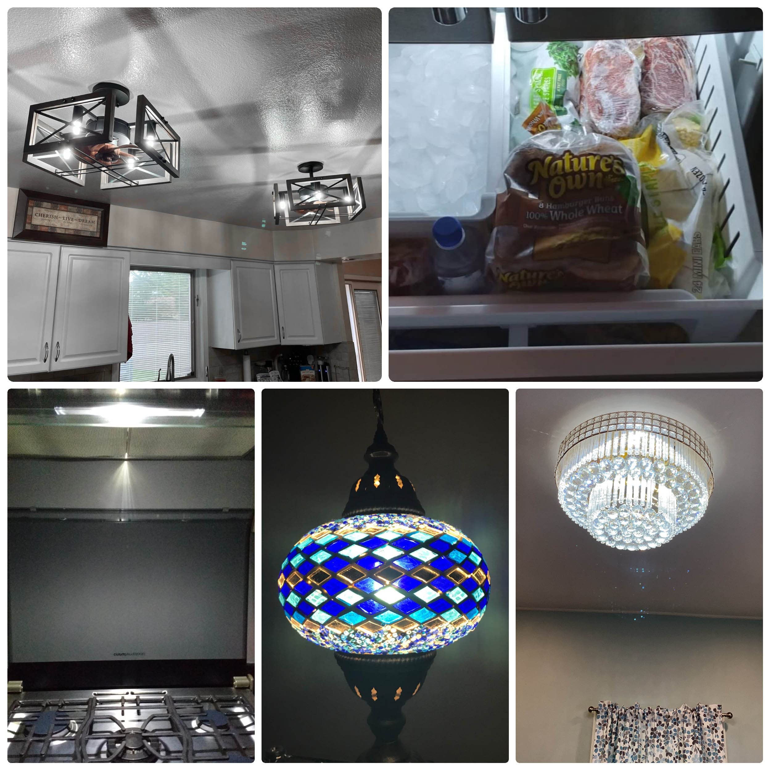 Alide E14 Led Bulbs 4W Equal 40 Watt Candelabra Bulbs 0.65*2.28 Inch,120V To 220V, 6000K Daylight Bright White E14 European Base