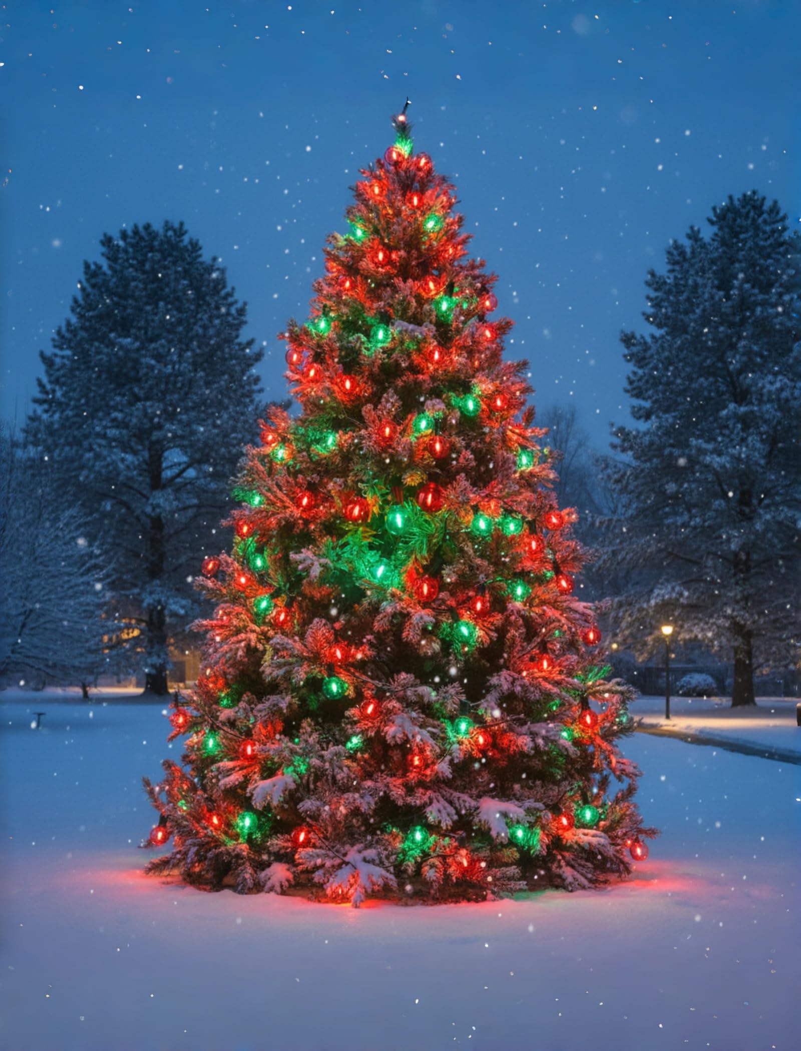 Pallerina G40 Globe LED String Lights, 50Ft Clear Red/Green, 25 Colorful Bulbs, Outdoor Christmas Patio Lights