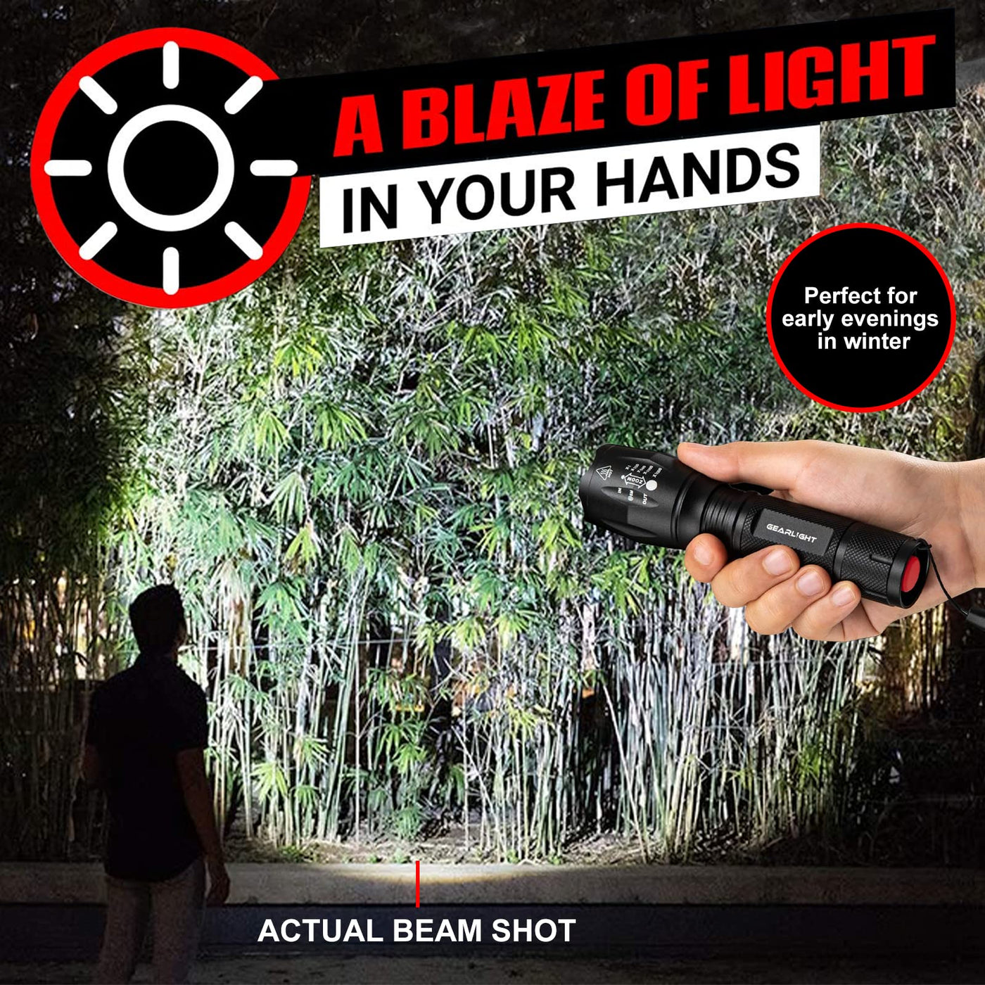army gear 1000 lumen viper rechargeable tactical flashlight 2-pack Shop | Trac Tact 1000 UV GearLight S1000 LED Tactical Flashlight