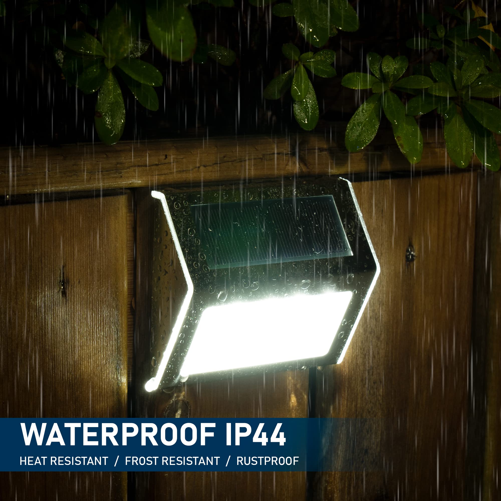 Solpex Solar Step Lights, 16 Pack Stair Lights, Outdoor Fence Lighting, Solar Powered Deck Lights Waterproof 4 Leds For Stairway