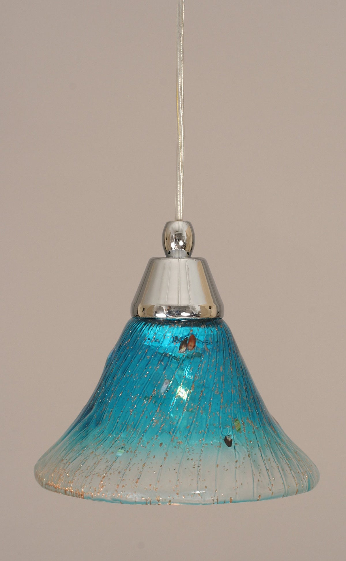 Toltec Lighting 1 Light Mini Pendant In Chrome (22-Ch-458)