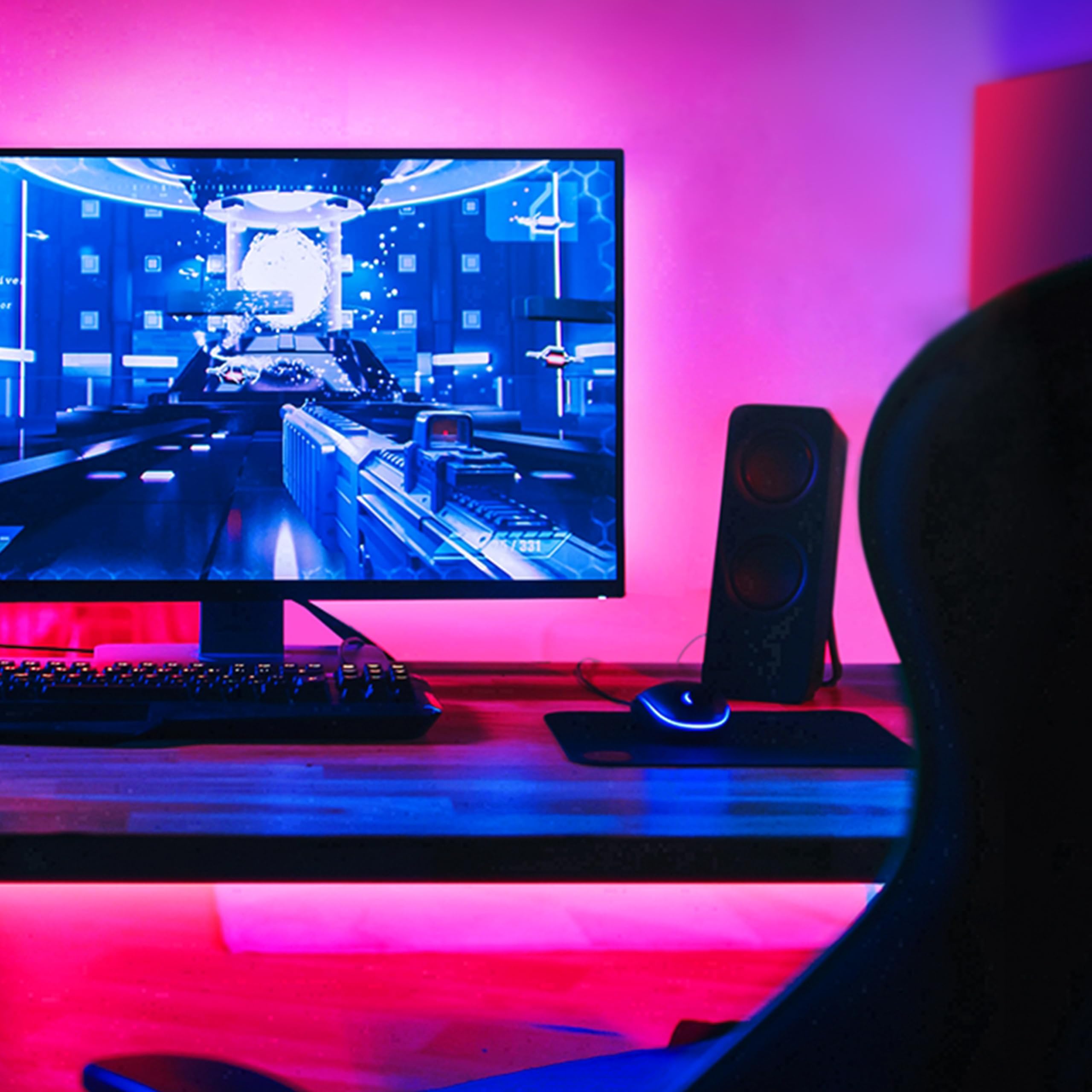 Tapo TP-Link L900-5 Smart LED Plastic Light Strip, 16million RGB Colors, Sync-to-Sound, 16.4ft, 13.5W Wi-Fi LED Lights, Works wi