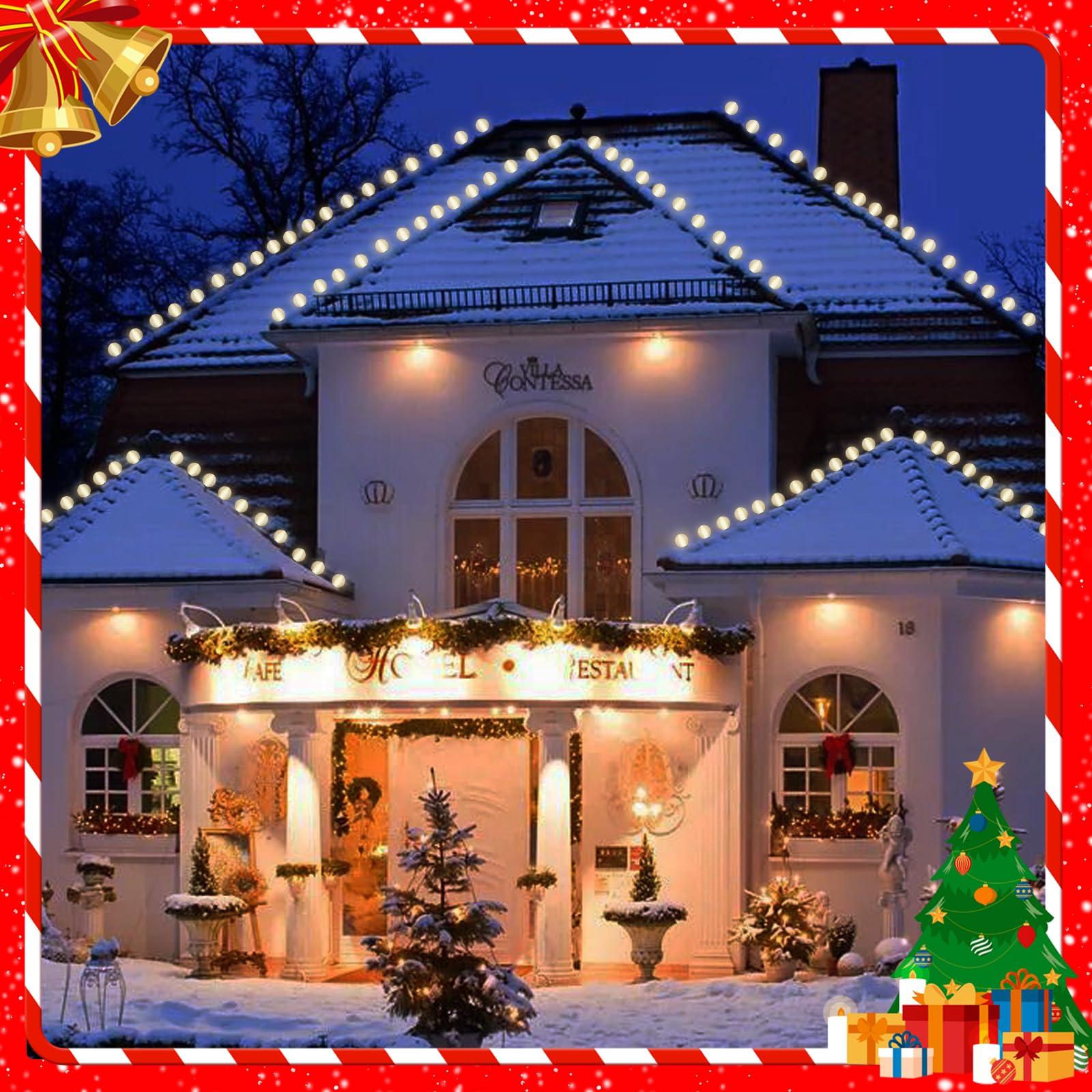 G40 Replacement Light Bulbs, 5 Watt Frosted White Globe Incandescent Bulbs Fits E12 Candelabra Base, Christmas String Lights Bul