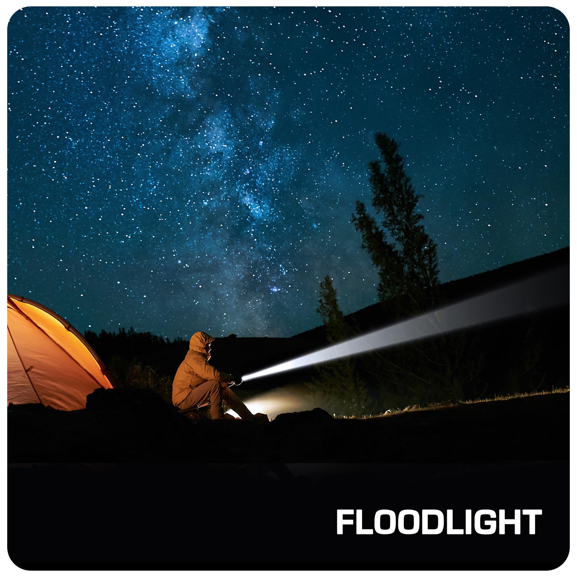 Everbrite Ultra Bright Tactical Flashlight, 900 Lumen Zoomable Adjustable Focus, 3 Light Modes, Heavy-Duty Aluminum Torch For Hu