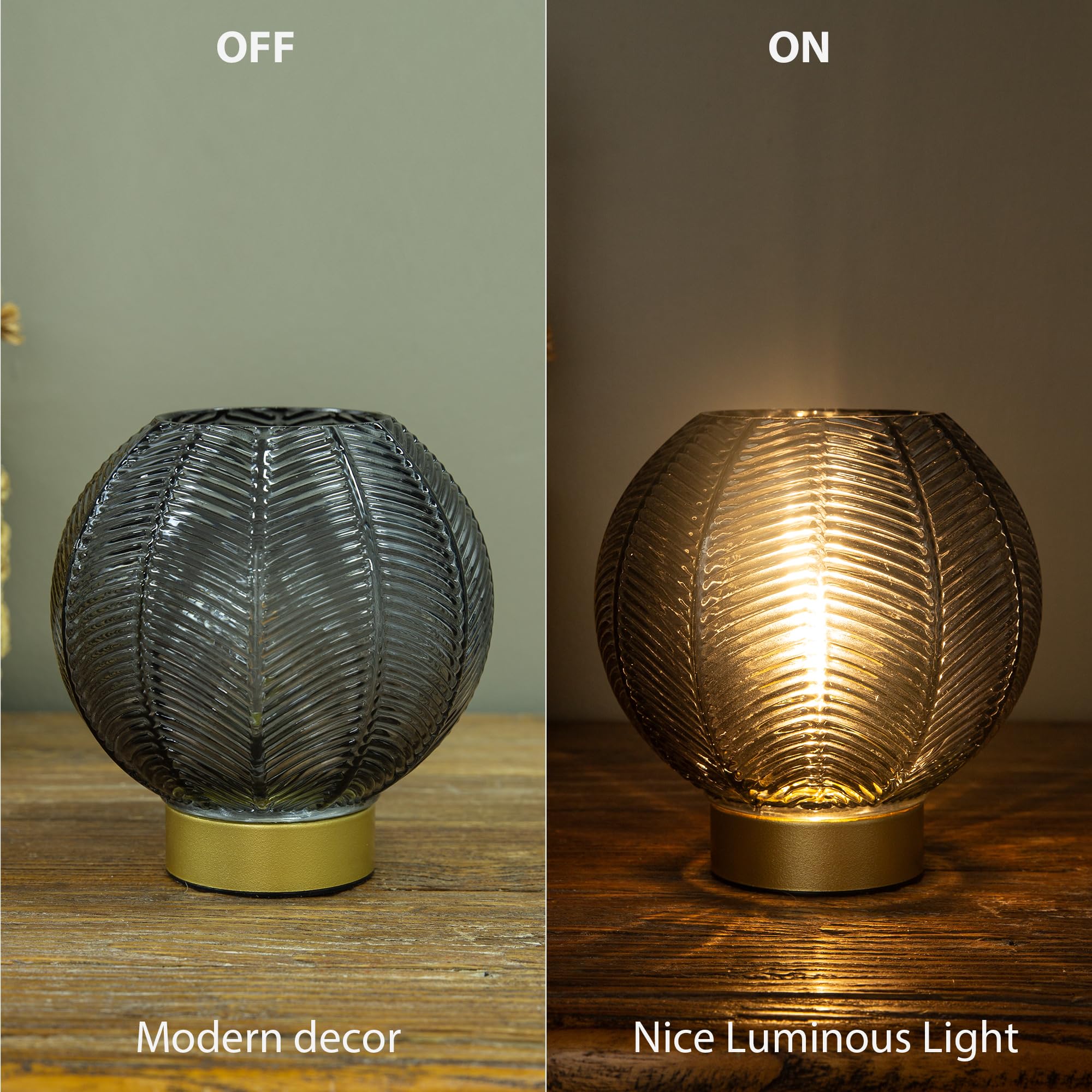 Battery Operated Lamp With Timer, Table Lamp Battery Powered, Small Cordless Bedside Lamp For Living Room Battery Lamp For Bedro