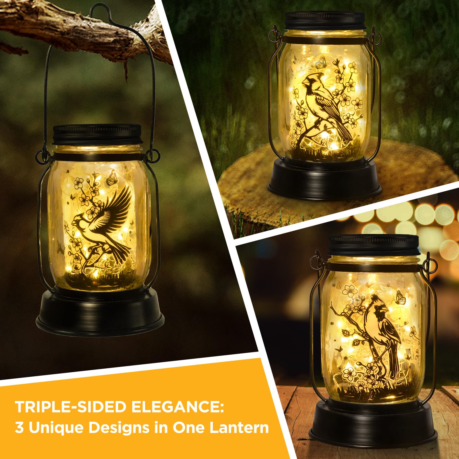 kyoryuger Solar Lantern - Cardinal Color, Plastic Material, Outdoor Garden Decoration for Yard, Patio, Backyard, Porch
