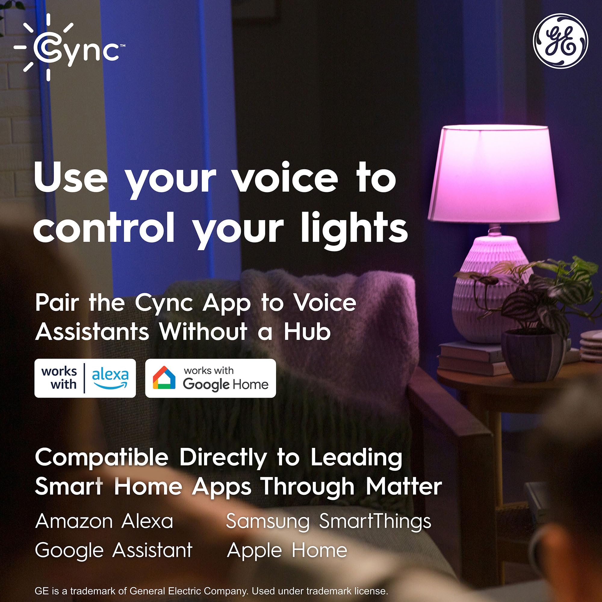 Cync Wafer Smart LED Downlight - 6in, 75W, 1000 Lumens, Color Changing, Matter Compatible, Alexa & Google Home, 3 Pack
