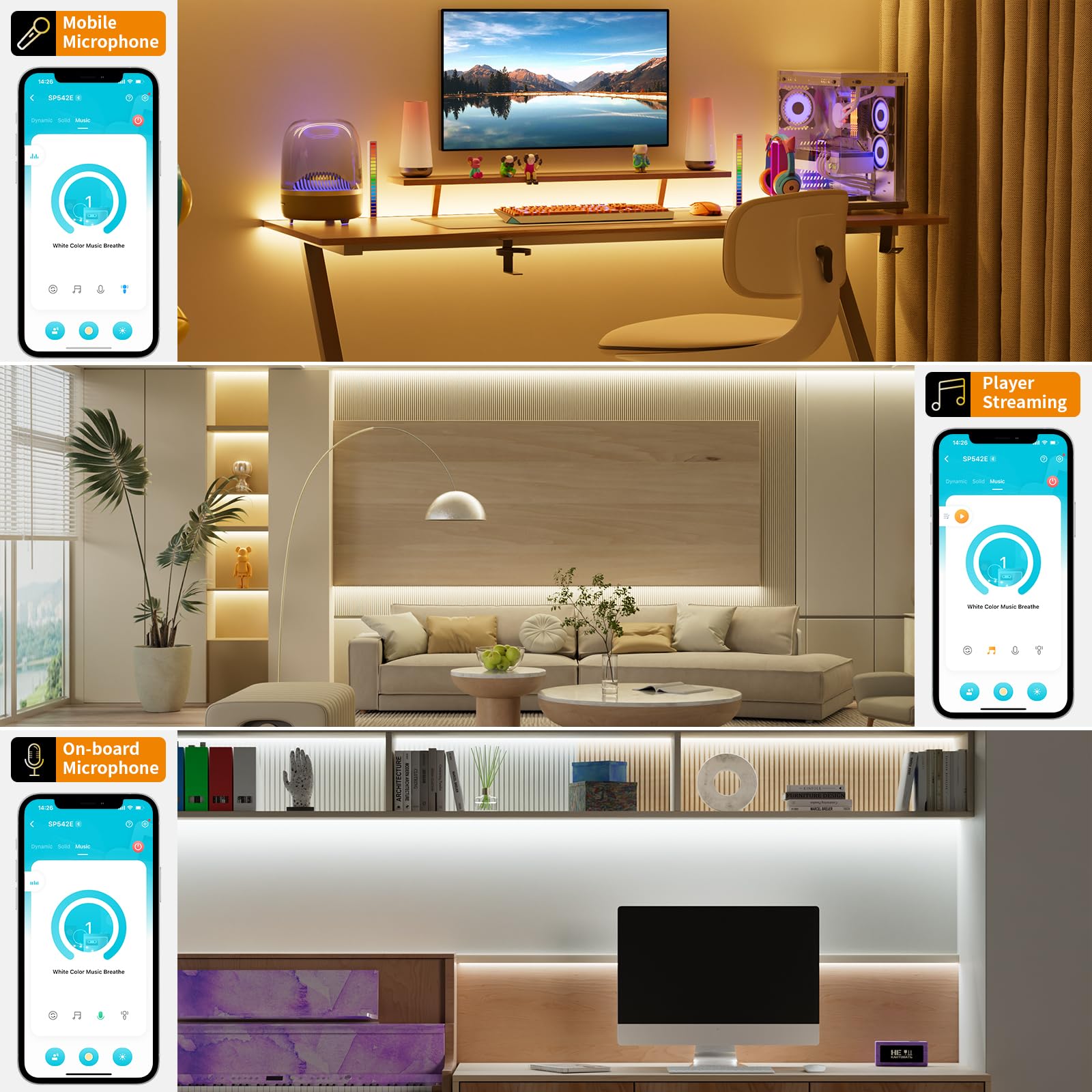 Pautix Cct Cob Led Strip Light White Tunable 6400Leds,Cri90+ 32.8Ft/10M Dimmable 2700K-6500K 24V Led Tape Lights Kit,Work With A