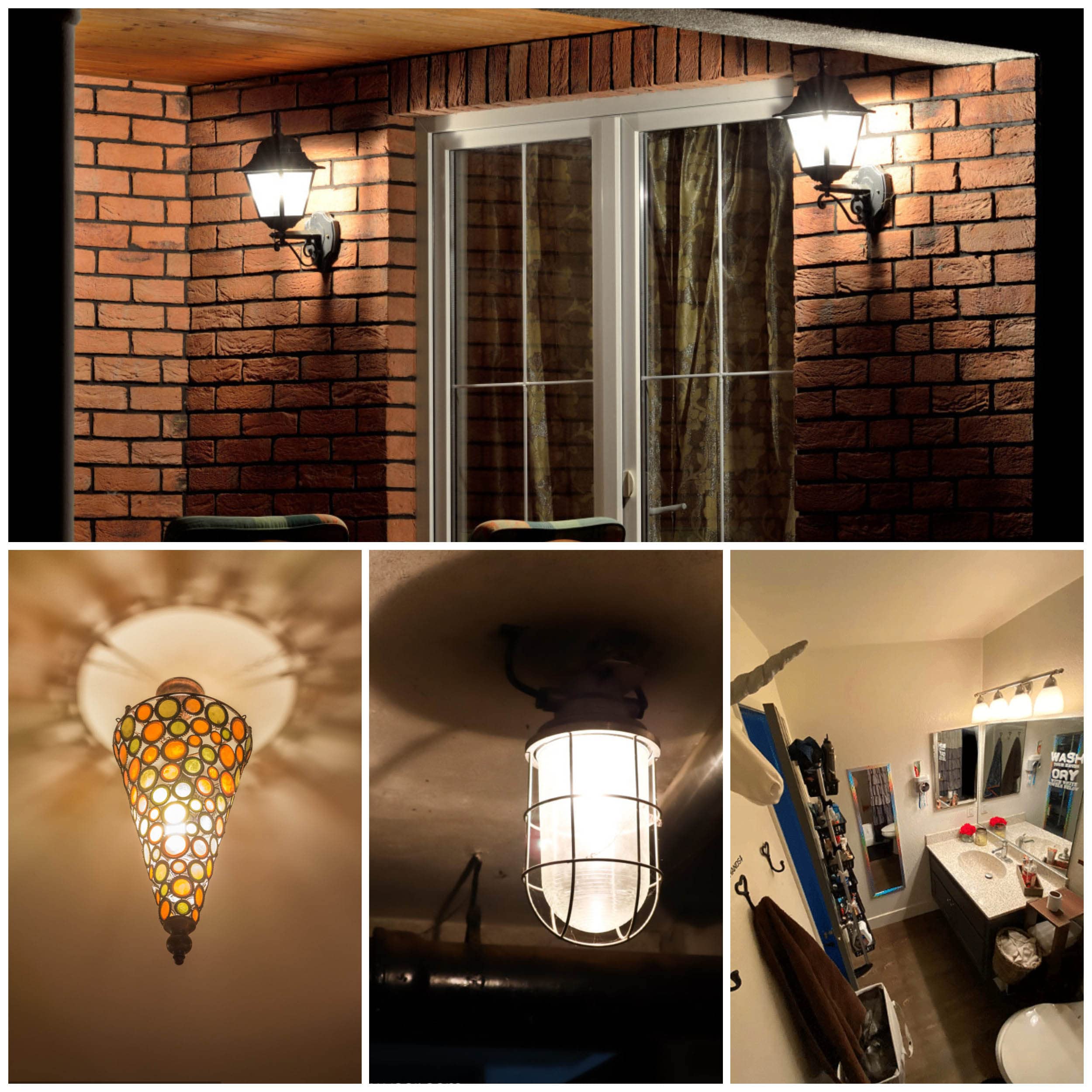 Alide E26 100 Watt Equivalent Led Candelabra Corn Bulbs,2700K Warm White,E26 E27 12W Led Light Bulbs 1200Lm For Ceil Fan Chandelier Pendant Lighting,Non-Dimmable,4 Pack