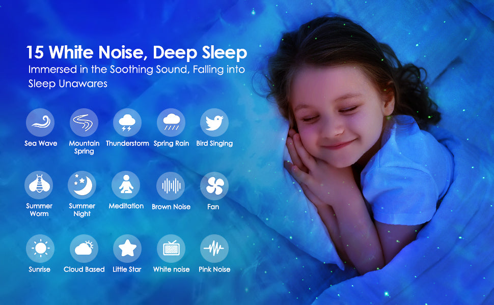 Onefire Galaxy Projector With Gifts Box/240 Lighting Modes/15 White Noise/Bluetooth Music Galaxy Projector For Bedroom Adults,Teen Stuff Room Lighting Bedroom Decor For Teen Girls&Teenage Boy Gifts