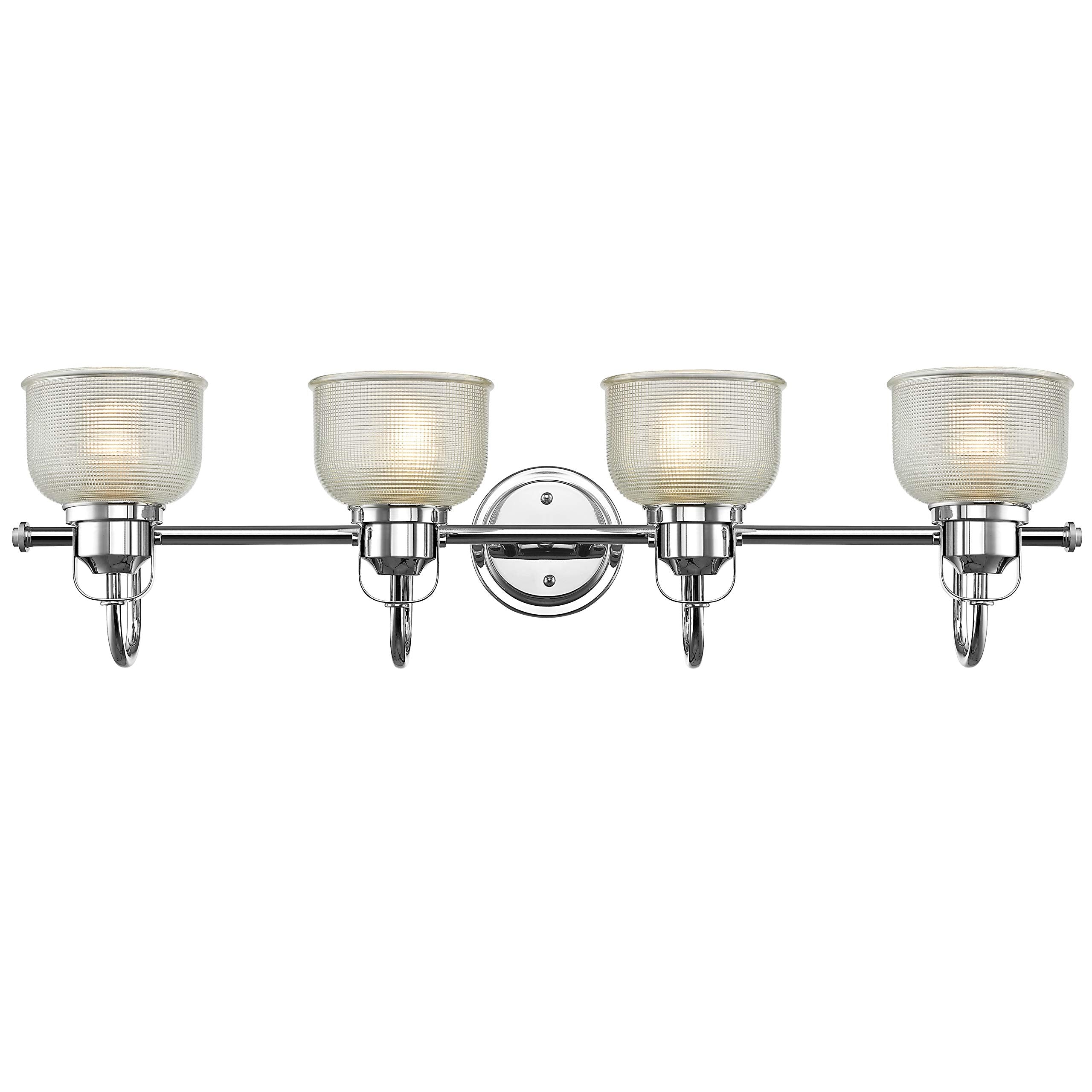 Chloe CH2D049CC34-BL4 Bathroom Vanity Light Fixture, Alloy Steel, Chrome