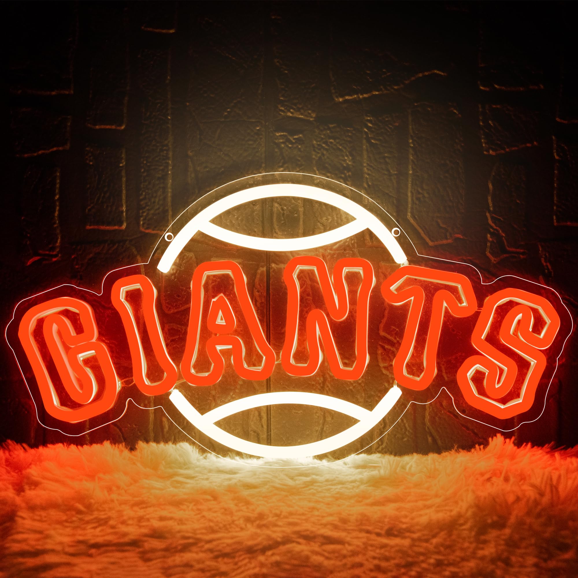 Brineon Neon Sign For Wall Decor Baseball Neon Light For Man Cave Sports Fans Birthday Gifts For Men With Baseball Team Sign For Bar Party Dorm Game Room Size16.1 * 12.8Inch(Zyld128)