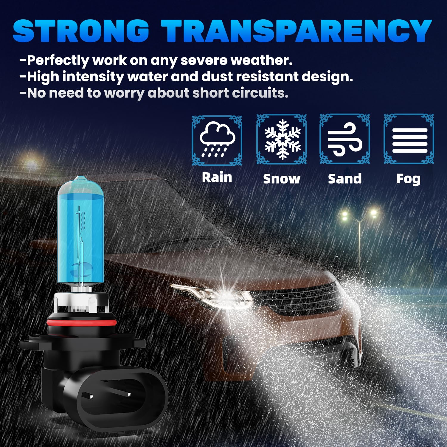 TTDBDAN Headlights Fit for GMC Sierra 1500 2014-2015,9012 High/Low Beam Halogen Headlight Bulbs Combo + h16/5202 Halogen Fog Lig