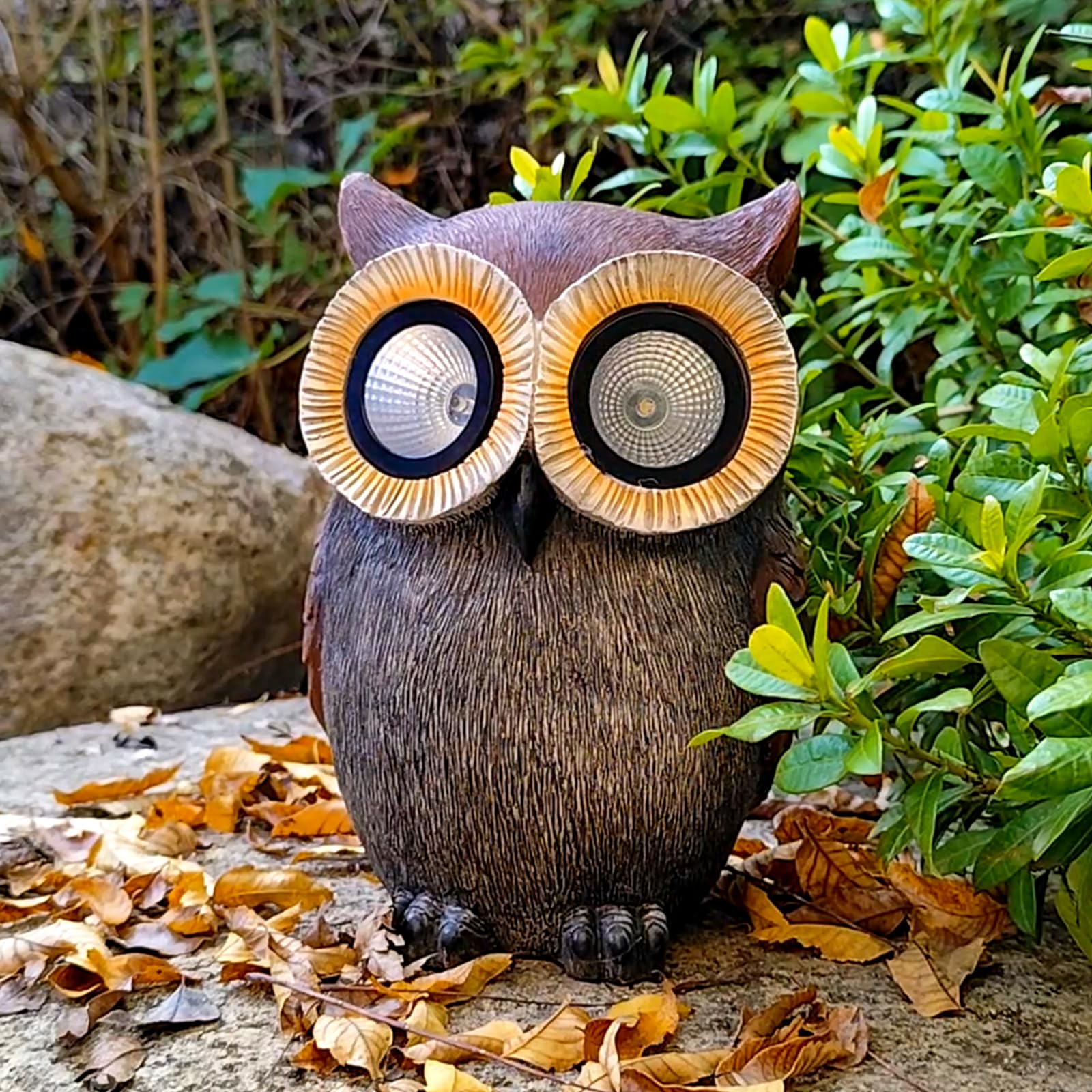 Dkjocky Solar Owl Garden Decorations - Unique Gifts For Women, Mom, Grandma, Birthday, Christmas