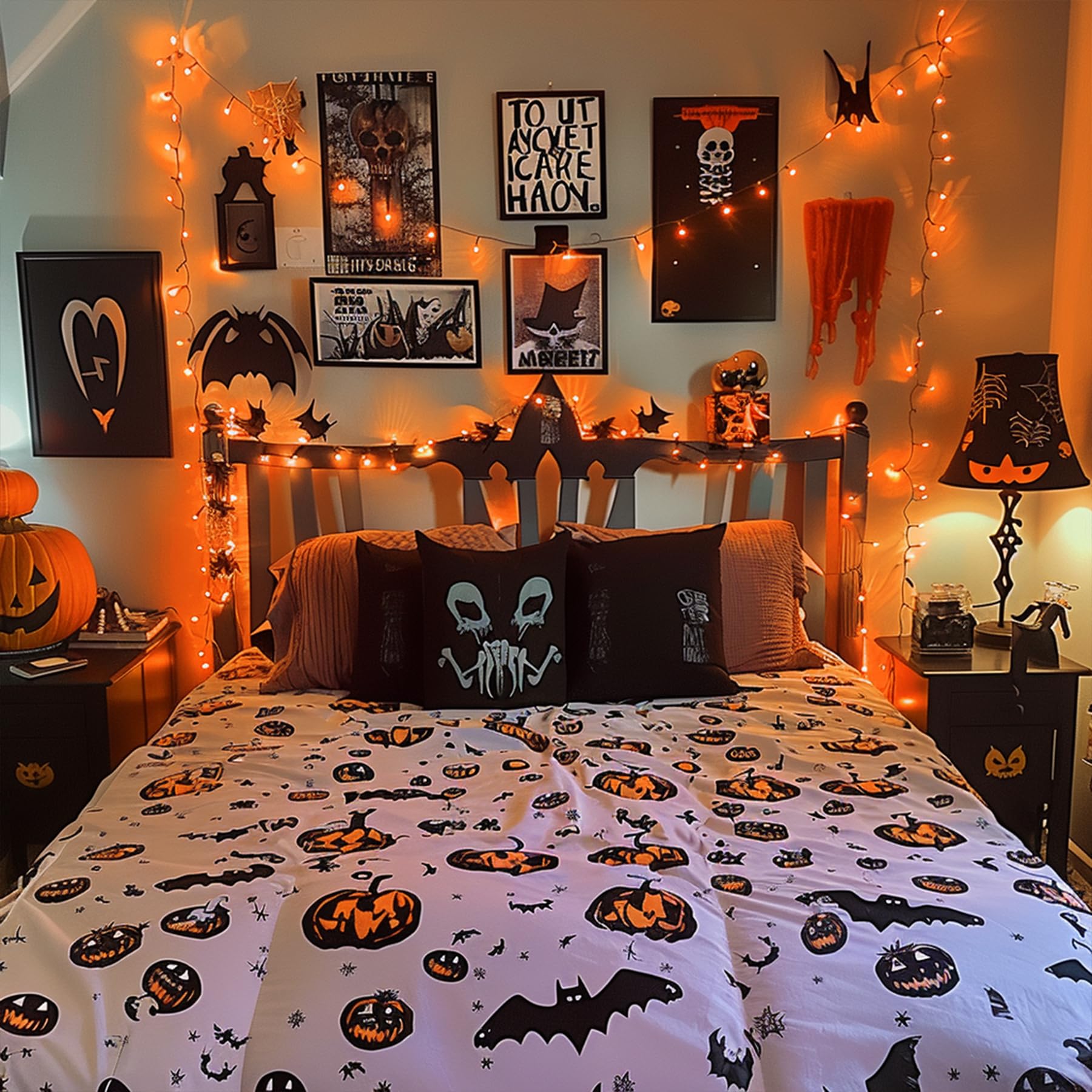 JMEXSUSS 250 LED String Lights, 91.5ft Waterproof Orange Christmas Lights, 8 Lighting Modes, Model EXS-S-0250