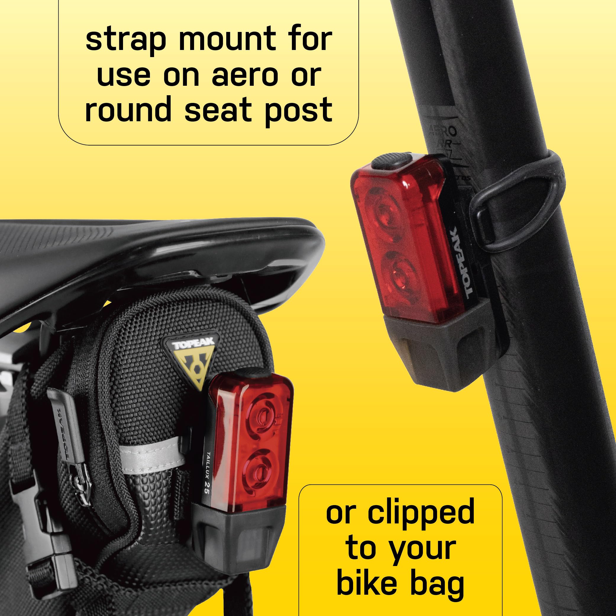 Topeak Tailux 25 Usb Tail Light, Rechargeable