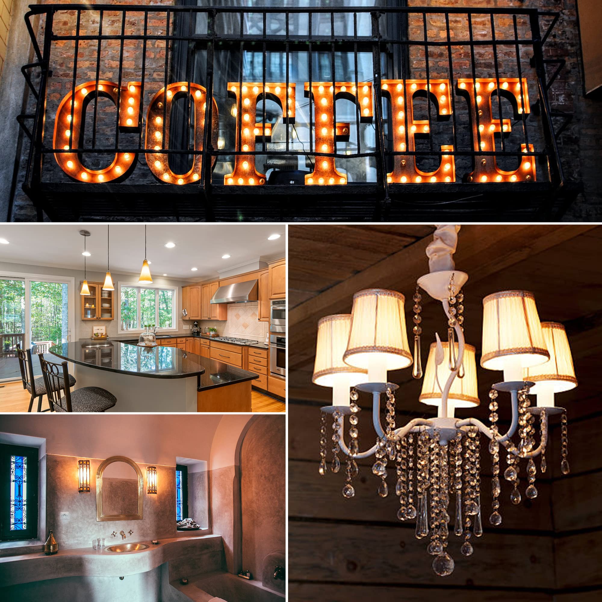 Genixgreen Low Watt Light Bulb, Led Night Light Bulb 10W Equivalent,T28 1 Watt Tiny Led Fridge Bulb Decorative Edison Bulb, E26 Medium Screw Base,Warm White 2700K, Cri 80+, 100Lm, Pack Of 6