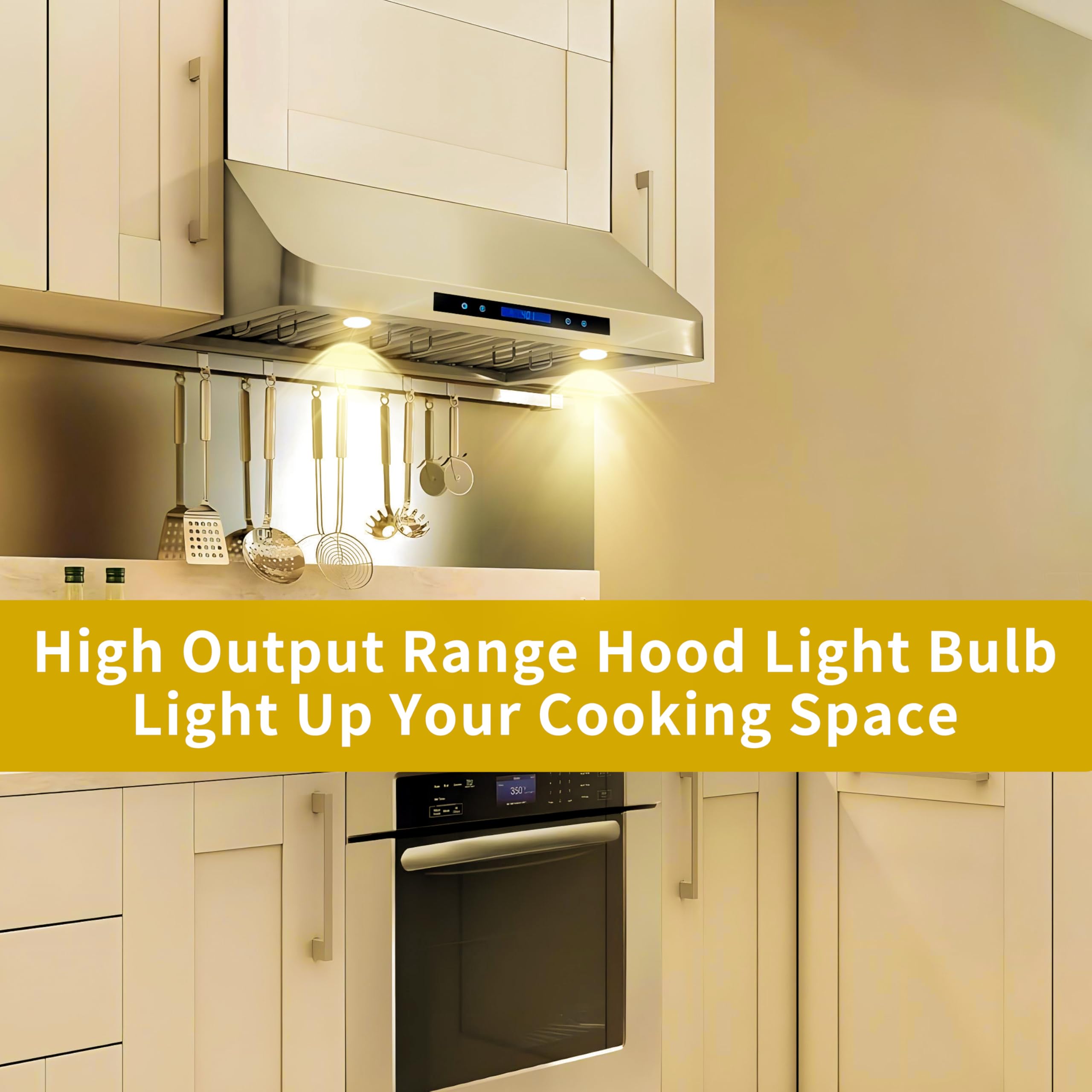 Ragfoz Par20 Flood 39W 120V Light Bulbs, 6Pcs Par20 Halogen Light Bulbs, E26 Medium Base, 2700K Warm Lighting For Range Hood Bul