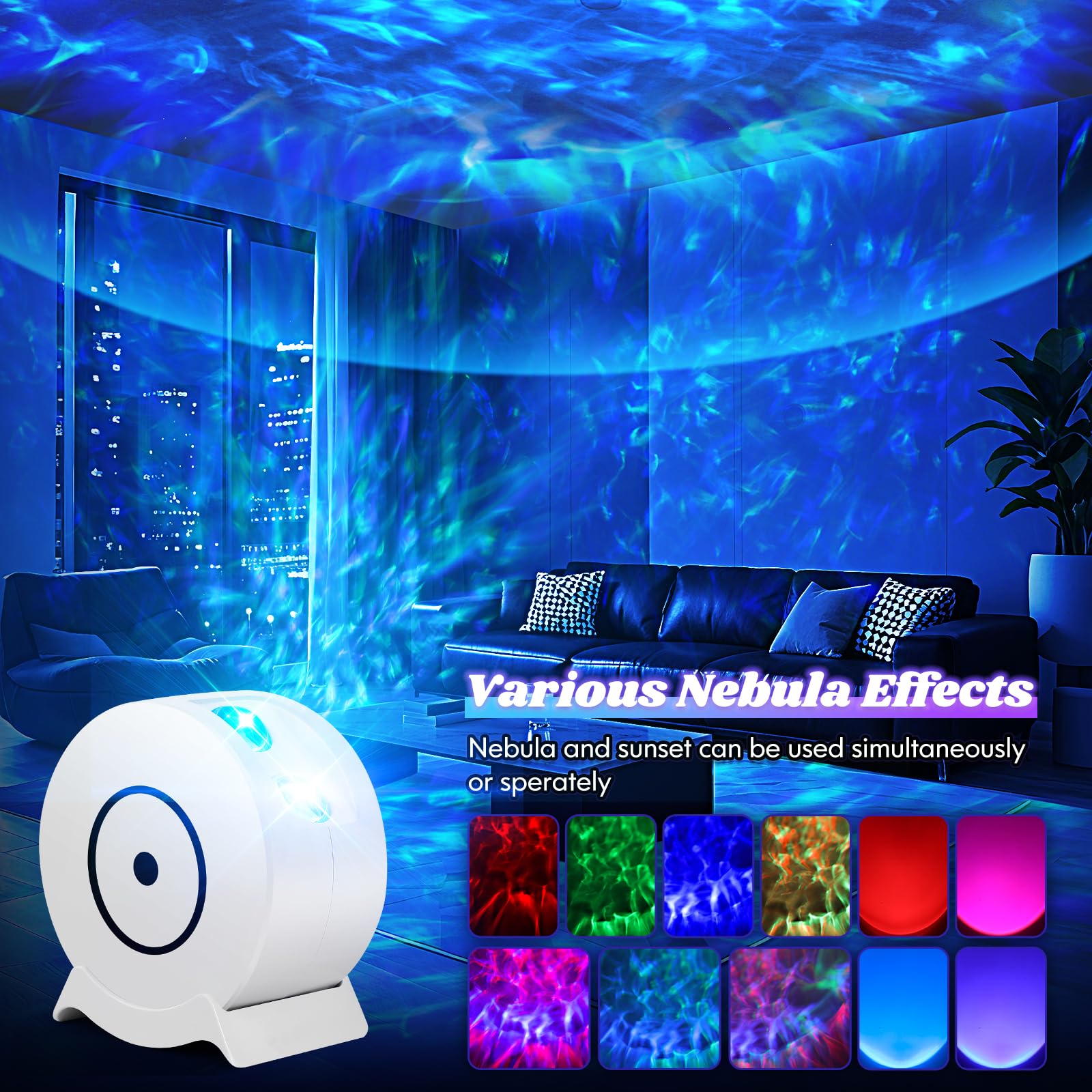 Incamity Galaxy Projector  Light Projector  Night Light Projector With 41 Lighting Modes  Galaxy Light Projector With Timer And Remote  For Kids mature-themeds  Bedroom  Home Theater  Christmas