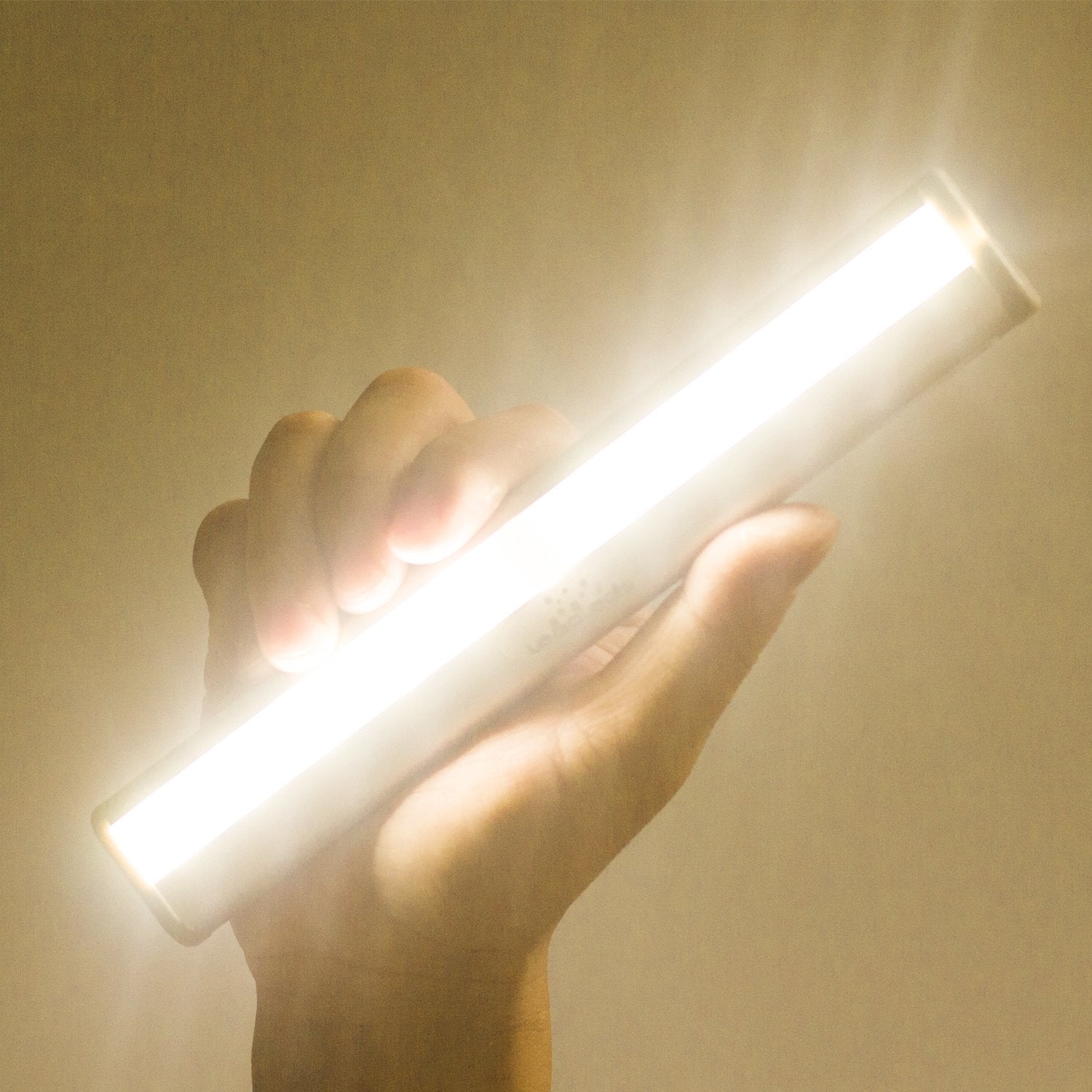 Leadleds I-007 10-Led Wireless Motion Sensor Light Automatic With Magnetic Strip, Battery Operated, Portable For Closet, Door, S