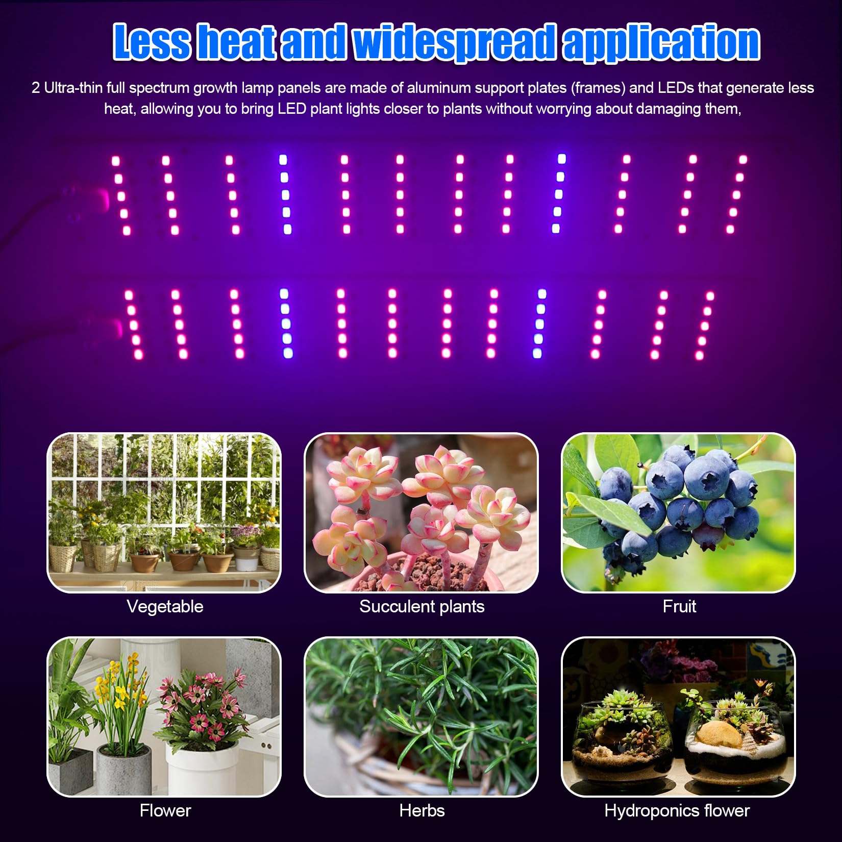 Grow Lights For Indoor Plants, Usb Led Grow Lamp, Waterproof Grow Light With 3/6/12H Timer Switch For Indoor Plants Seeding Veg Flower Growing Lamp