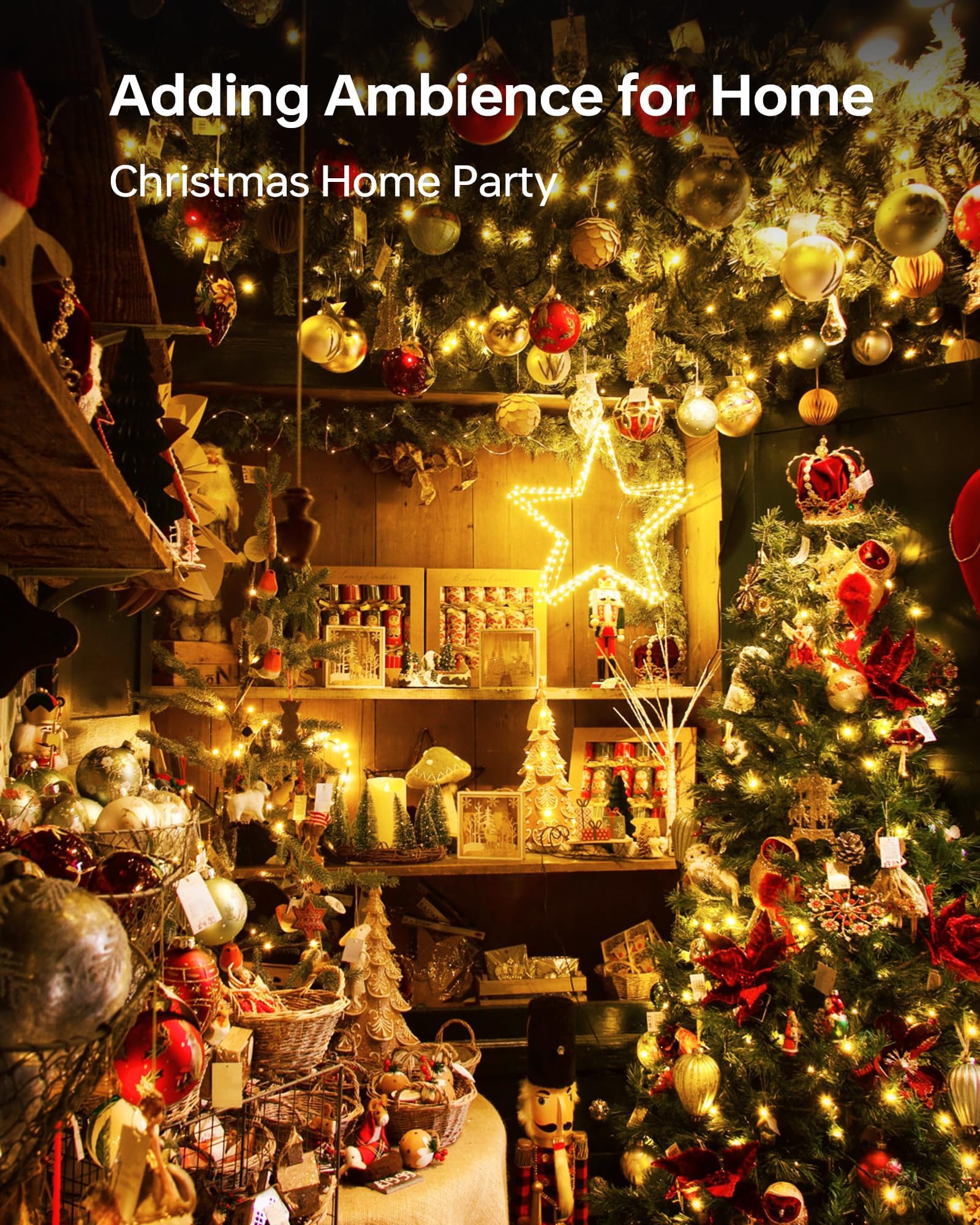 Aozope 10 Pack Fairy Lights - 7Ft 20 Led Copper Wire Twinkle Lights, Warm White For Decor