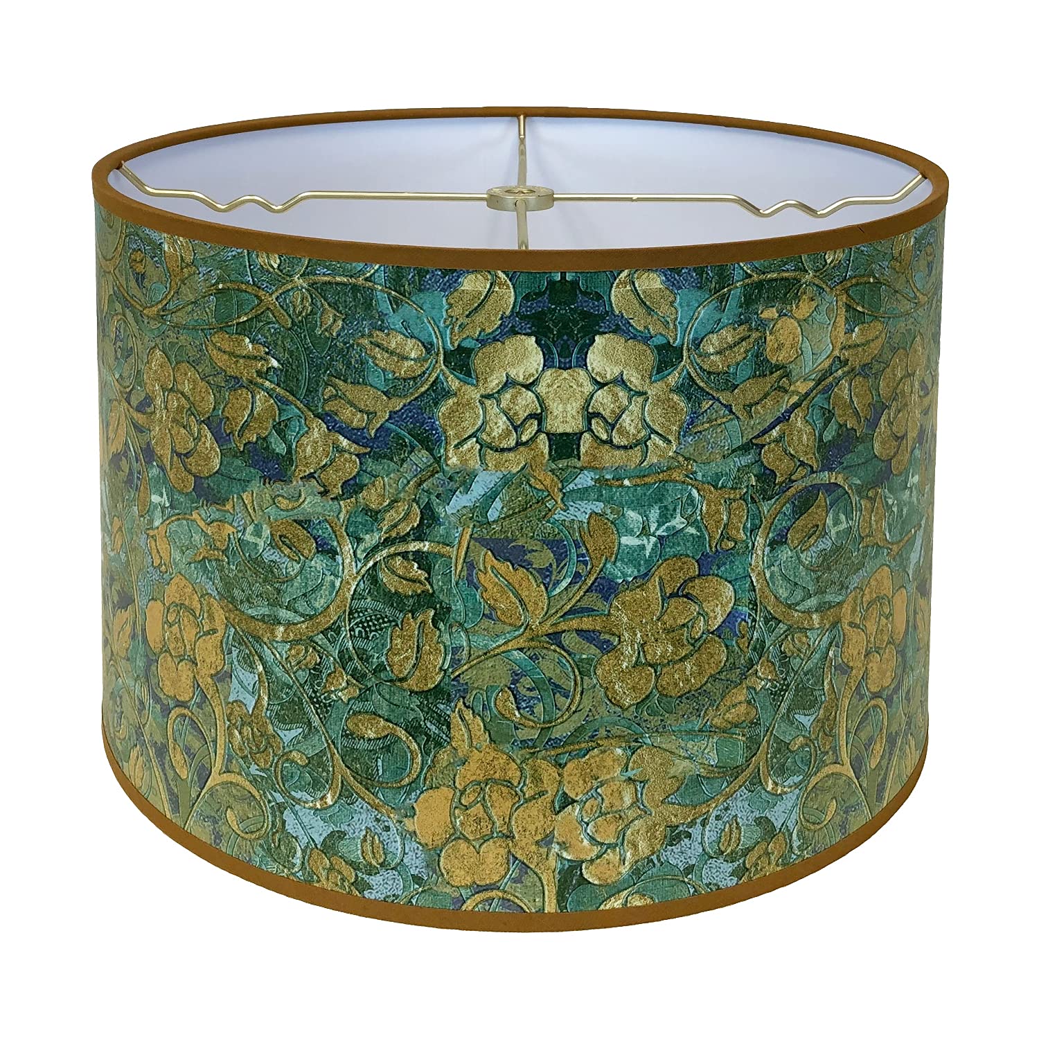 Royal Designs  Inc. Trendy Decorative Handmade Lamp Shade  Made in USA  12in  HBC-8071-12  Golden Poppy