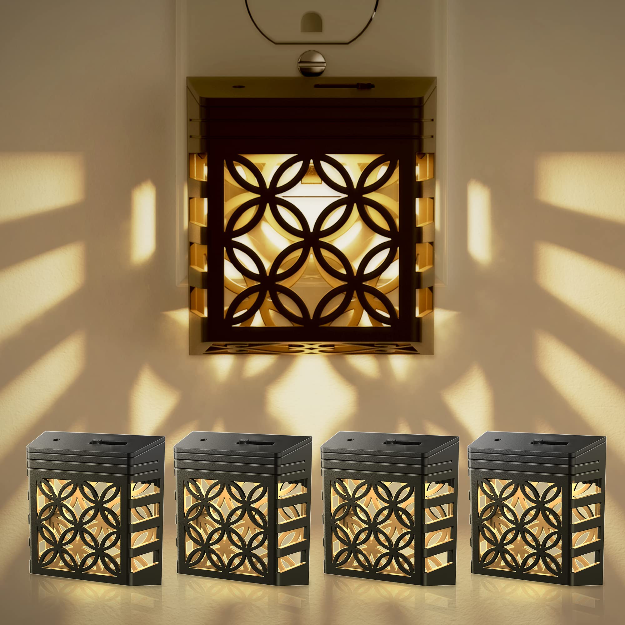 DORESshop Plug in Night Lights [4 Pack], Night Lights, Night Lights Plug Into Wall, Dusk to Dawn Sensor, Adjustable Brightness, 