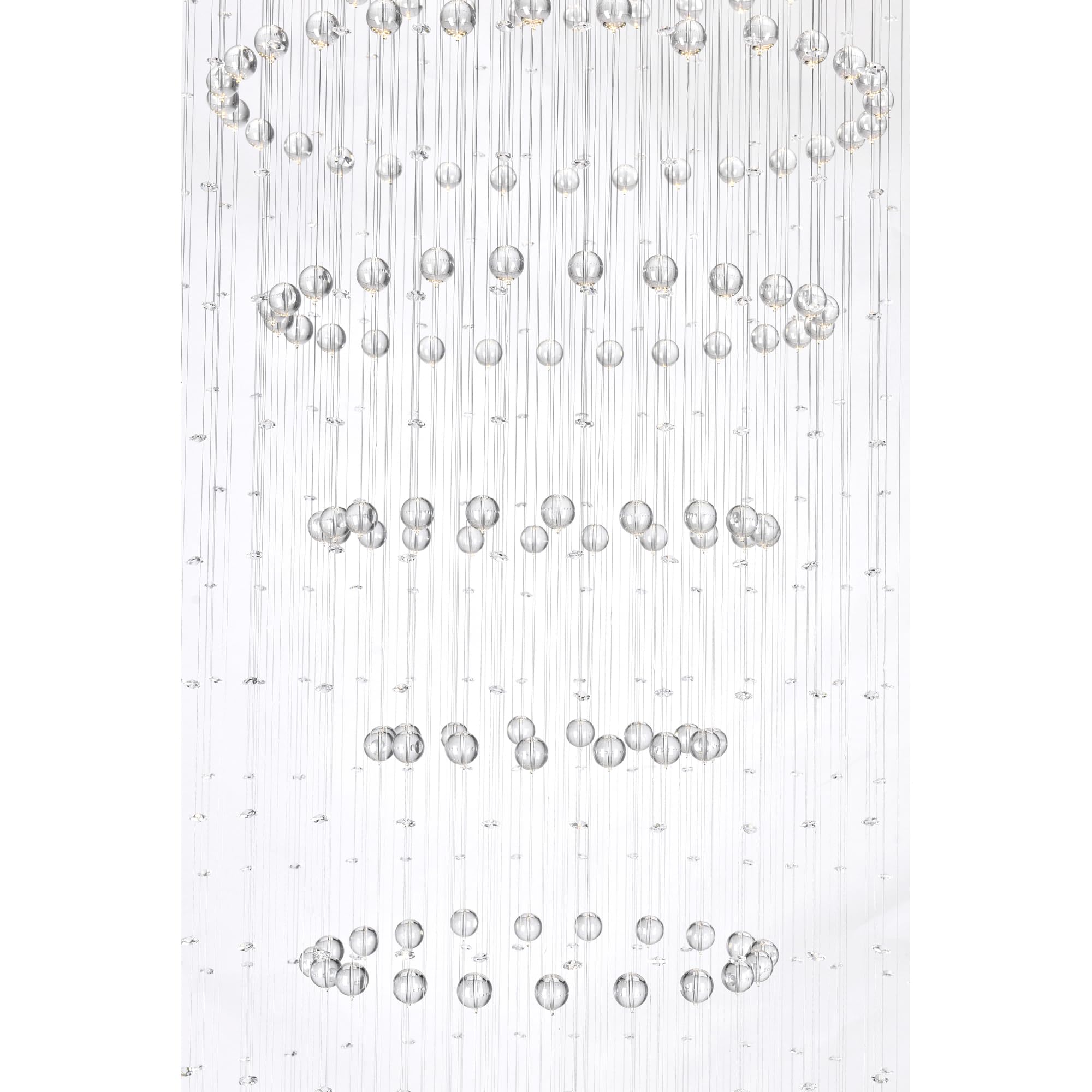 CWI Lighting Hallway 18 Light Flush Mount with Chrome Finish Fom