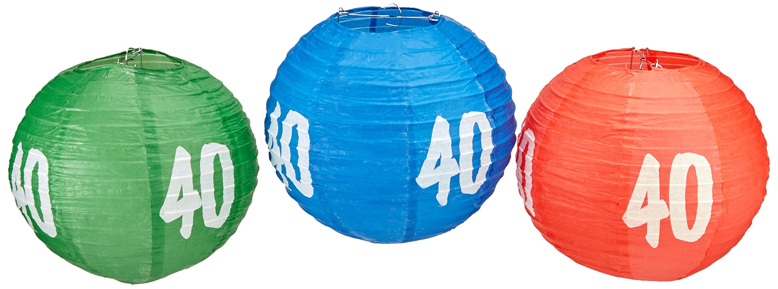 Beistle 40 Paper Lanterns