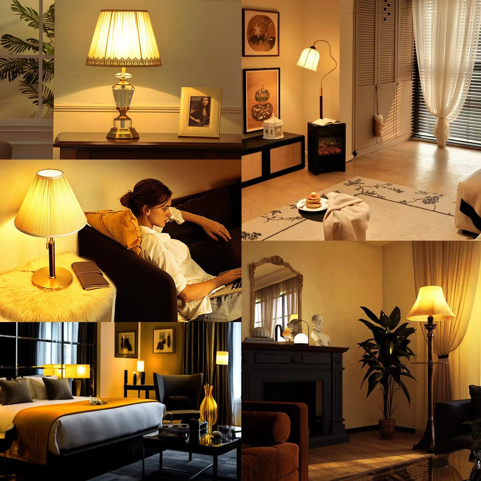 Kqhben Bug Light Bulbs Led Yellow Bulb For Outside, 9W (6W Equivalent), E26 Base Amber Bug Light For Porch, Patio, Deck, Backyar