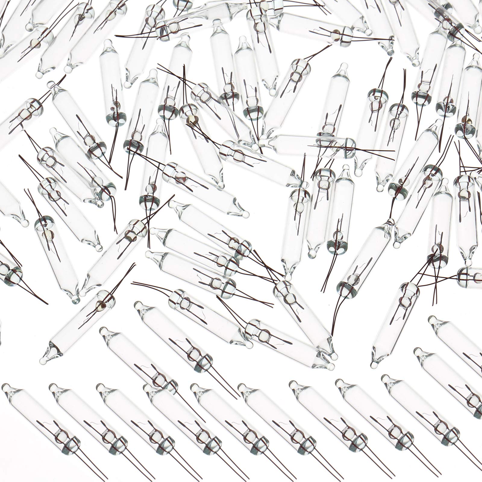 100 Count 2.5V Christmas 50/100/150/200 Count Mini Incandescent Wire String Lights Replacement Bulbs Indoor Outdoor Christmas Lights Decorations For Home Xmas Tree (Warm White)