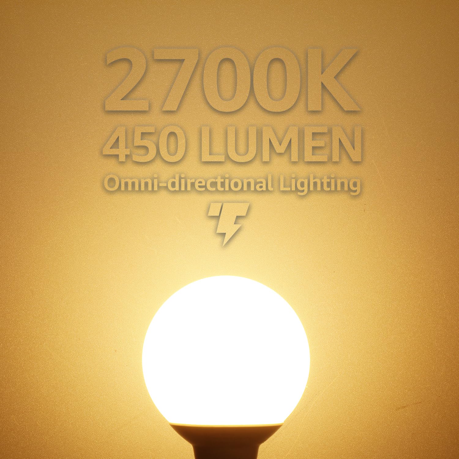 Torchstar 12-Pack G25 Led Globe Bulb, Vanity Globe Light Bulbs For Bathroom Mirror, Dimmable 450Lm, Ul Listed, 5W Equivalent 40W