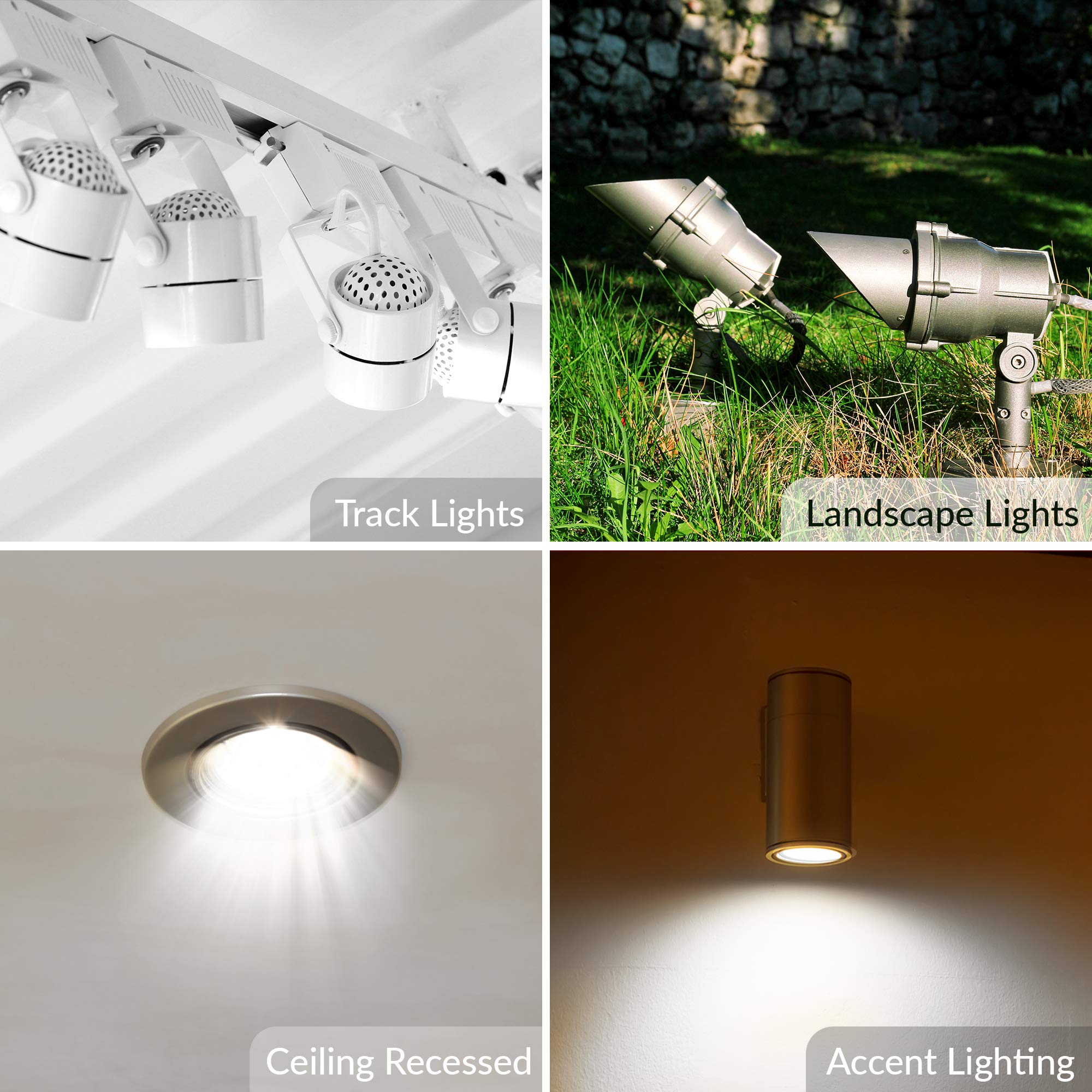 Simba Lighting LED MR16 5W Bulbs, 12V, GU5.3 Base, 5000K Daylight, 6 Pack