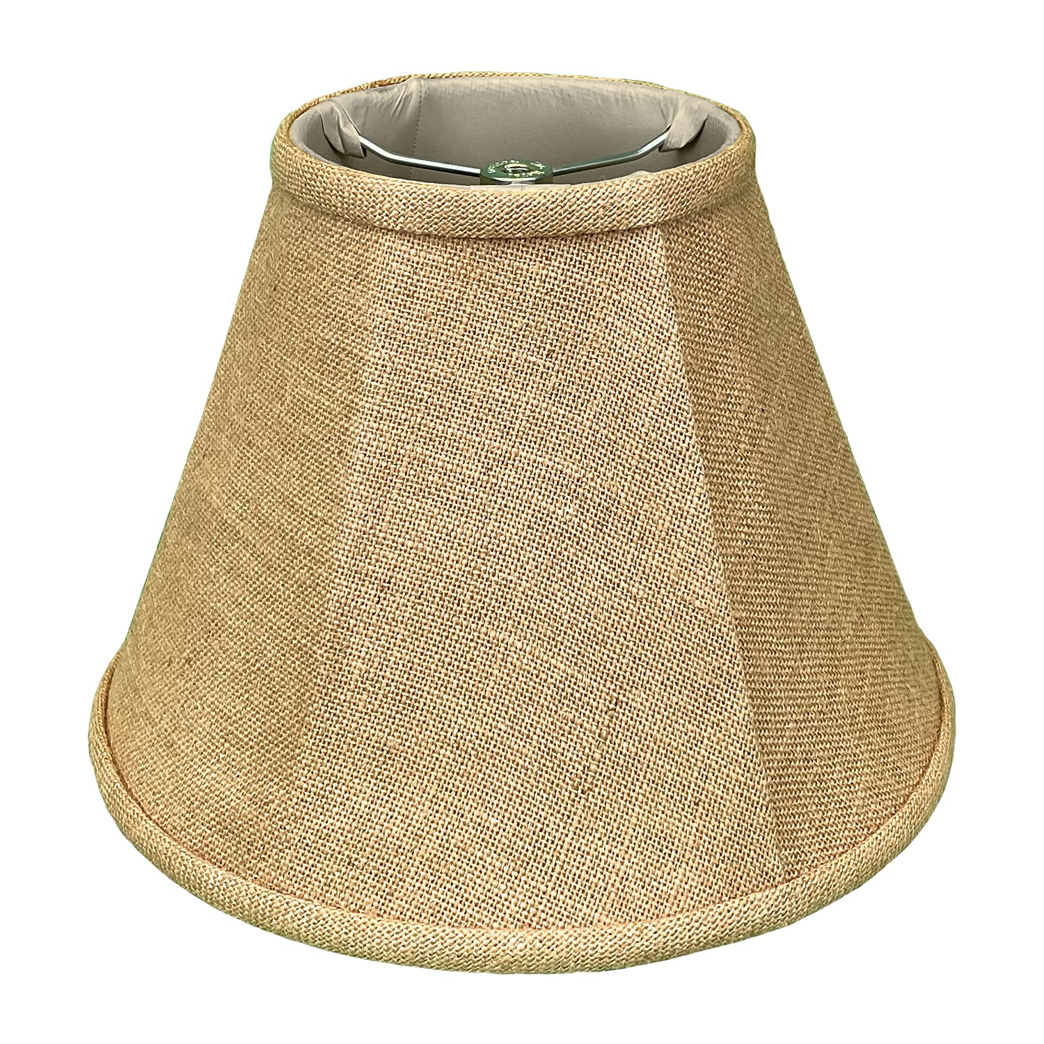 Royal Designs Deep Empire Lamp Shade, Burlap, 9 x 18 x 14