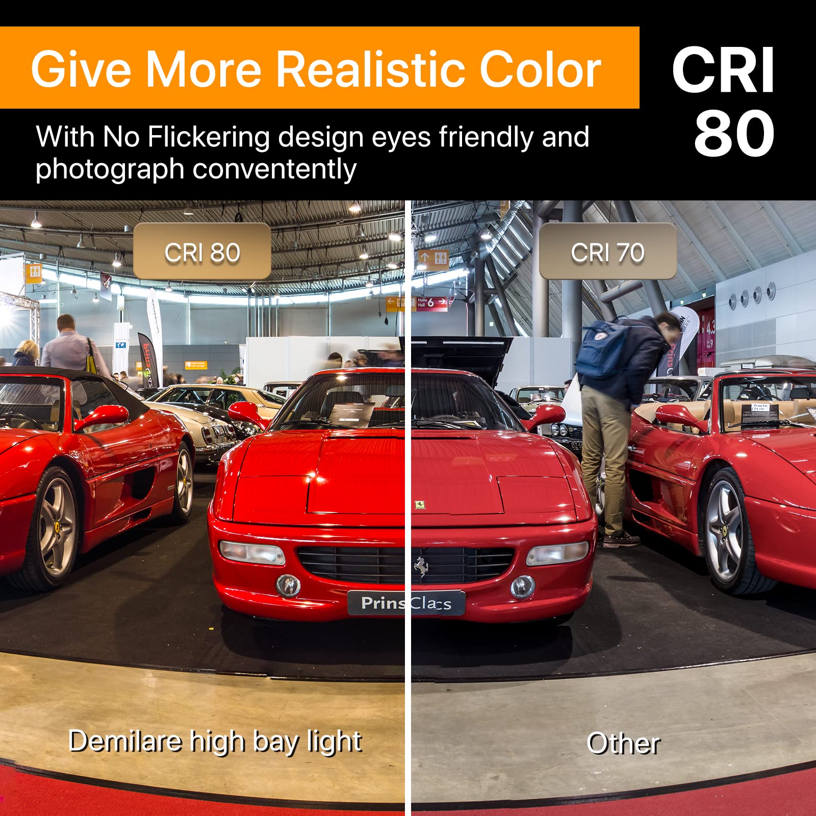 Demilare 250W Led High Bay Lights - 4 Pack Ufo High Bay Lights 37500 Lm, 5000K Daylight, 0-10V Dimmable, Ip65 Waterproof For Gar