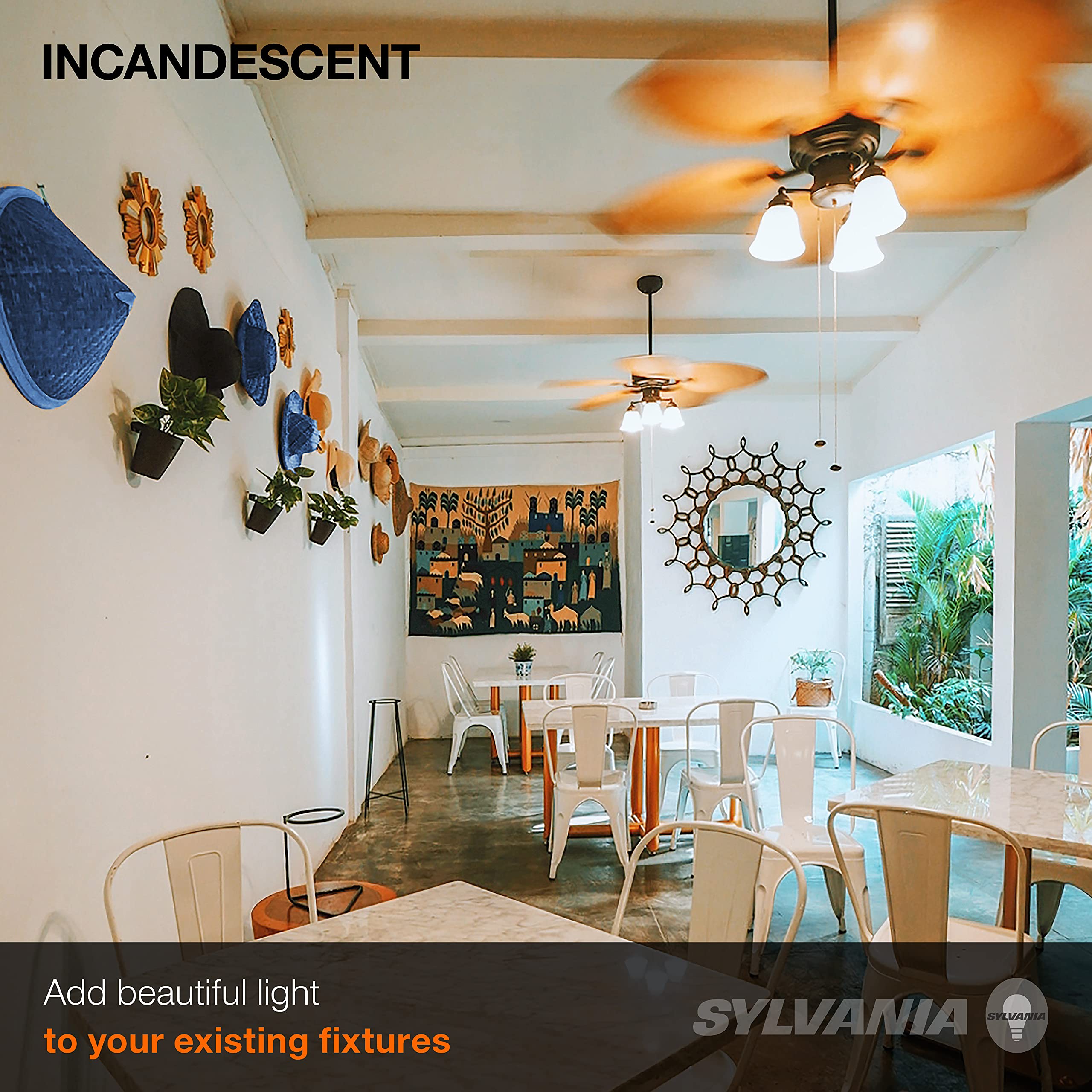 LEDVANCE SYLVANIA 15W Incandescent Appliance Light Bulb, Dimmable, Soft White, 2 Pack, Frosted, Model 10015
